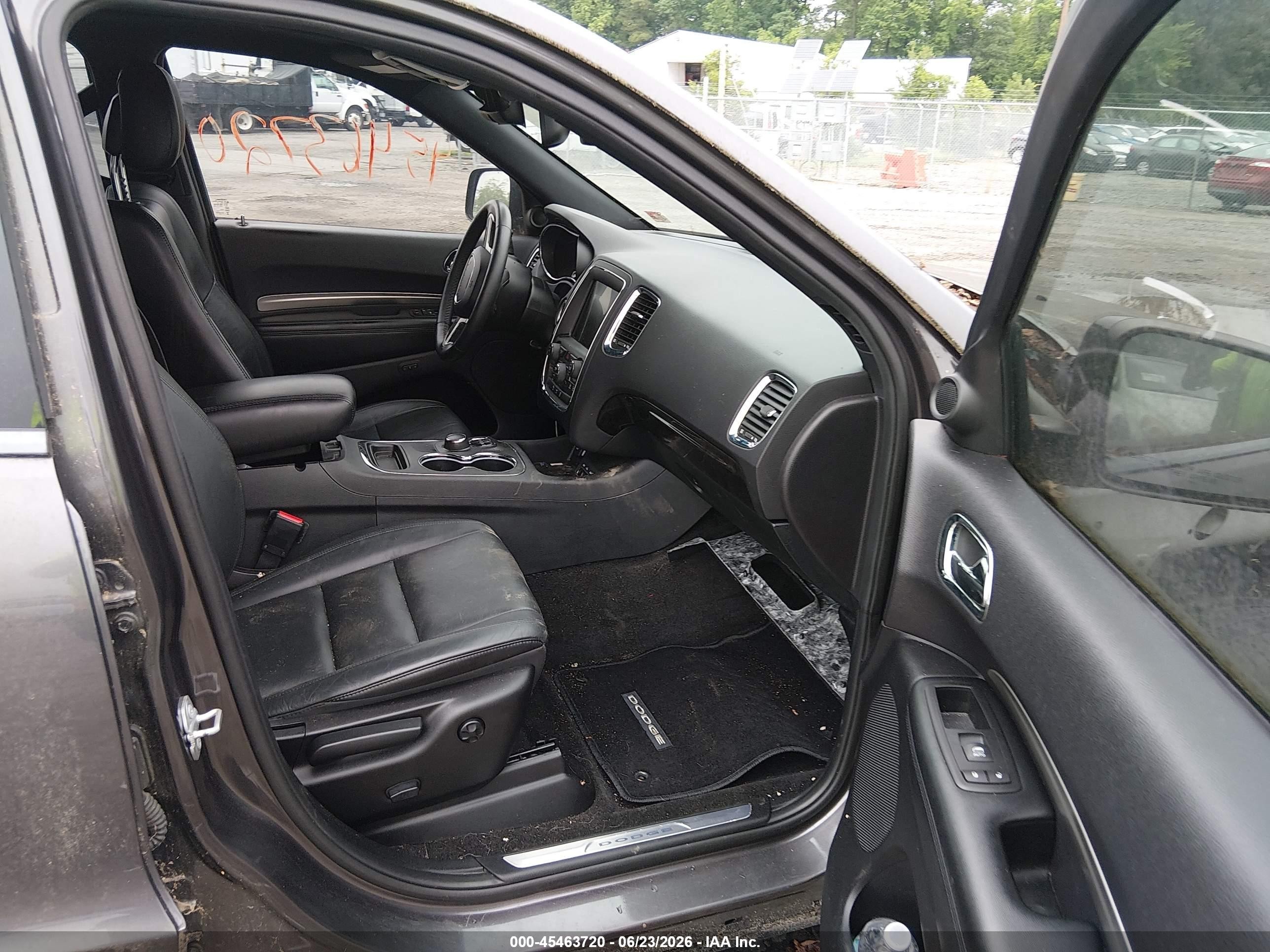 2015 Dodge Durango Limited Gray vin: 1C4RDJDG7FC857934