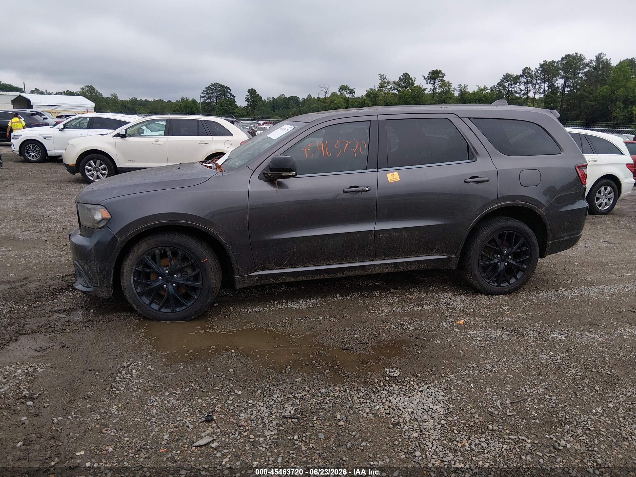 2015 Dodge Durango Limited Gray vin: 1C4RDJDG7FC857934