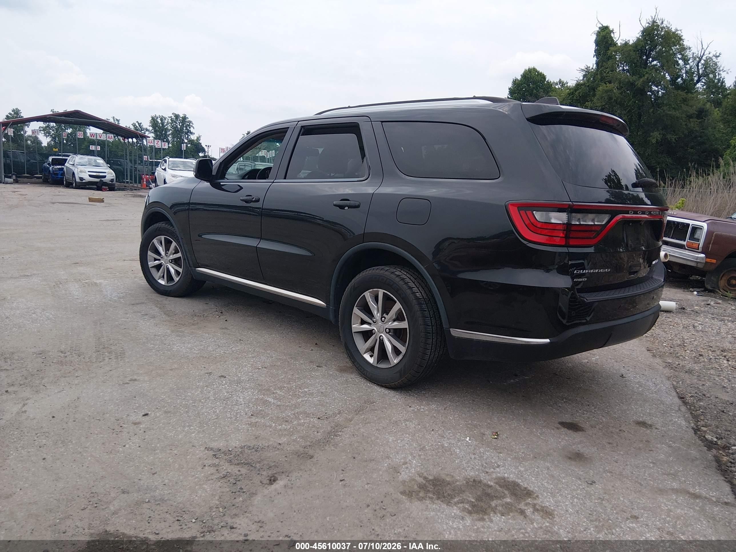 2015 Dodge Durango Limited Black vin: 1C4RDJDG7FC888570