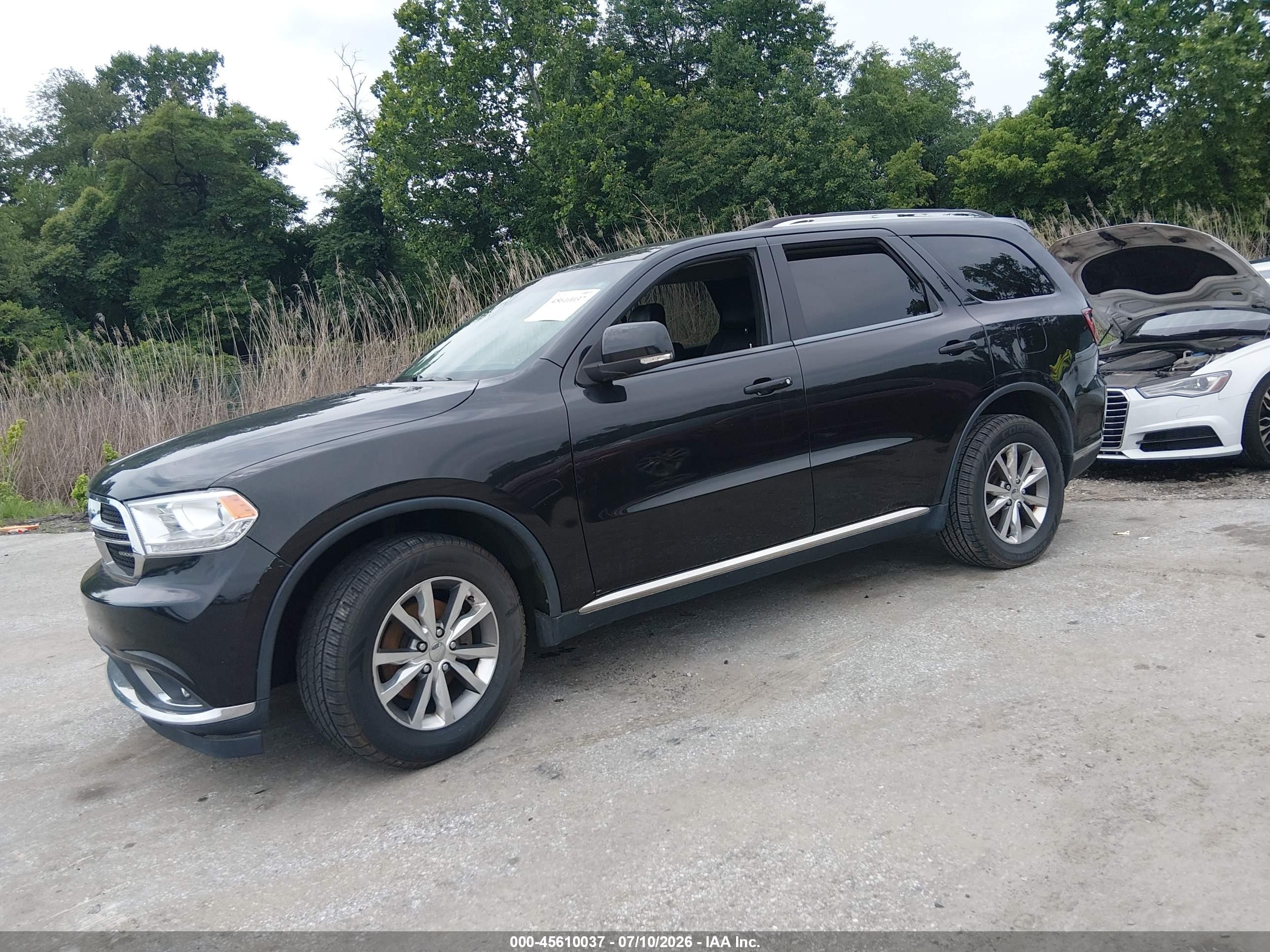 2015 Dodge Durango Limited Black vin: 1C4RDJDG7FC888570