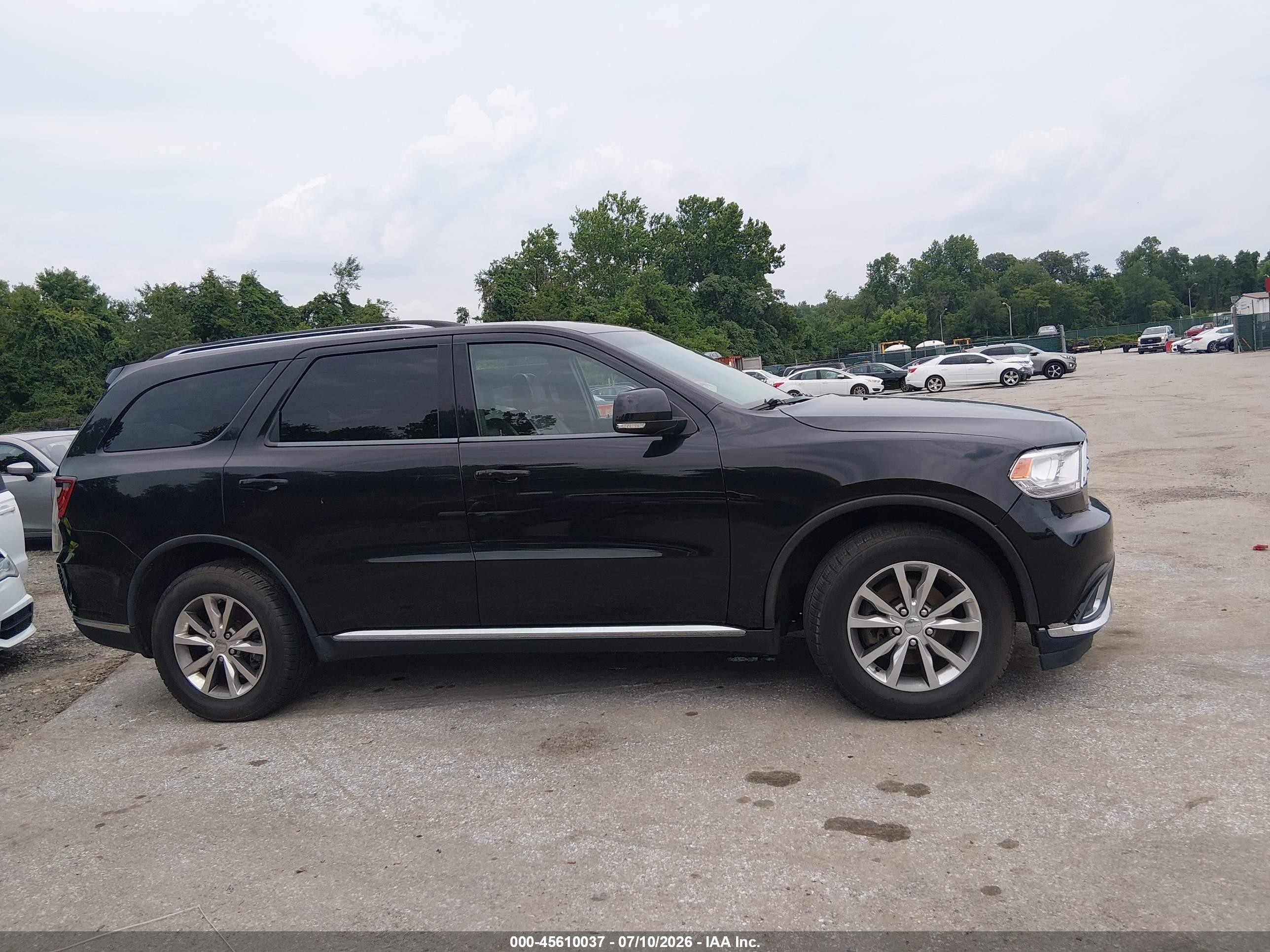 2015 Dodge Durango Limited Black vin: 1C4RDJDG7FC888570