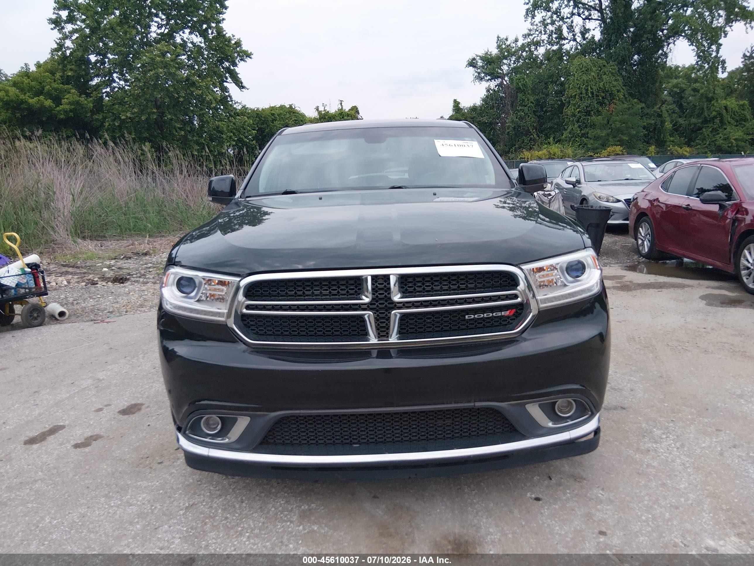 2015 Dodge Durango Limited Black vin: 1C4RDJDG7FC888570