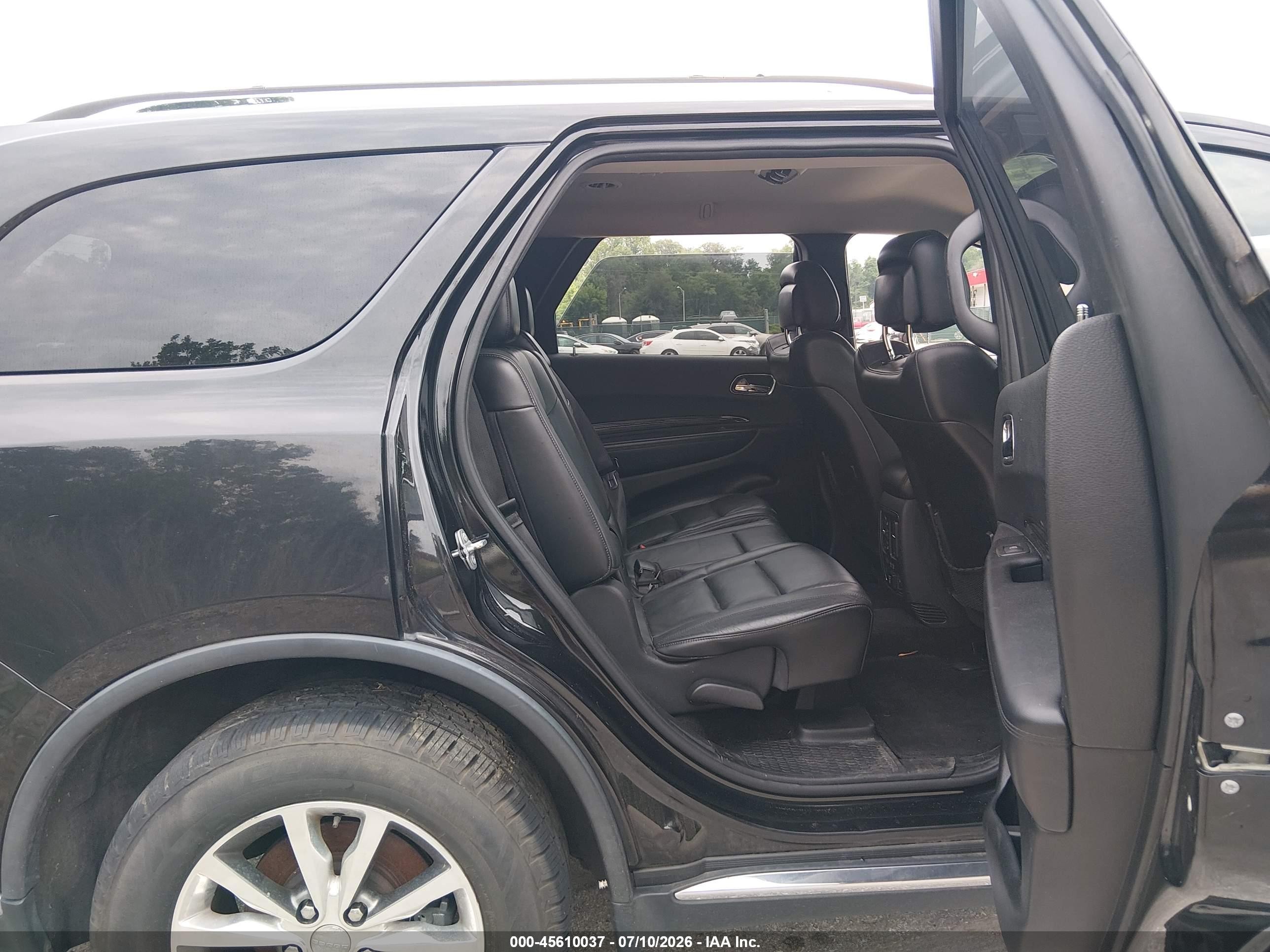 2015 Dodge Durango Limited Black vin: 1C4RDJDG7FC888570