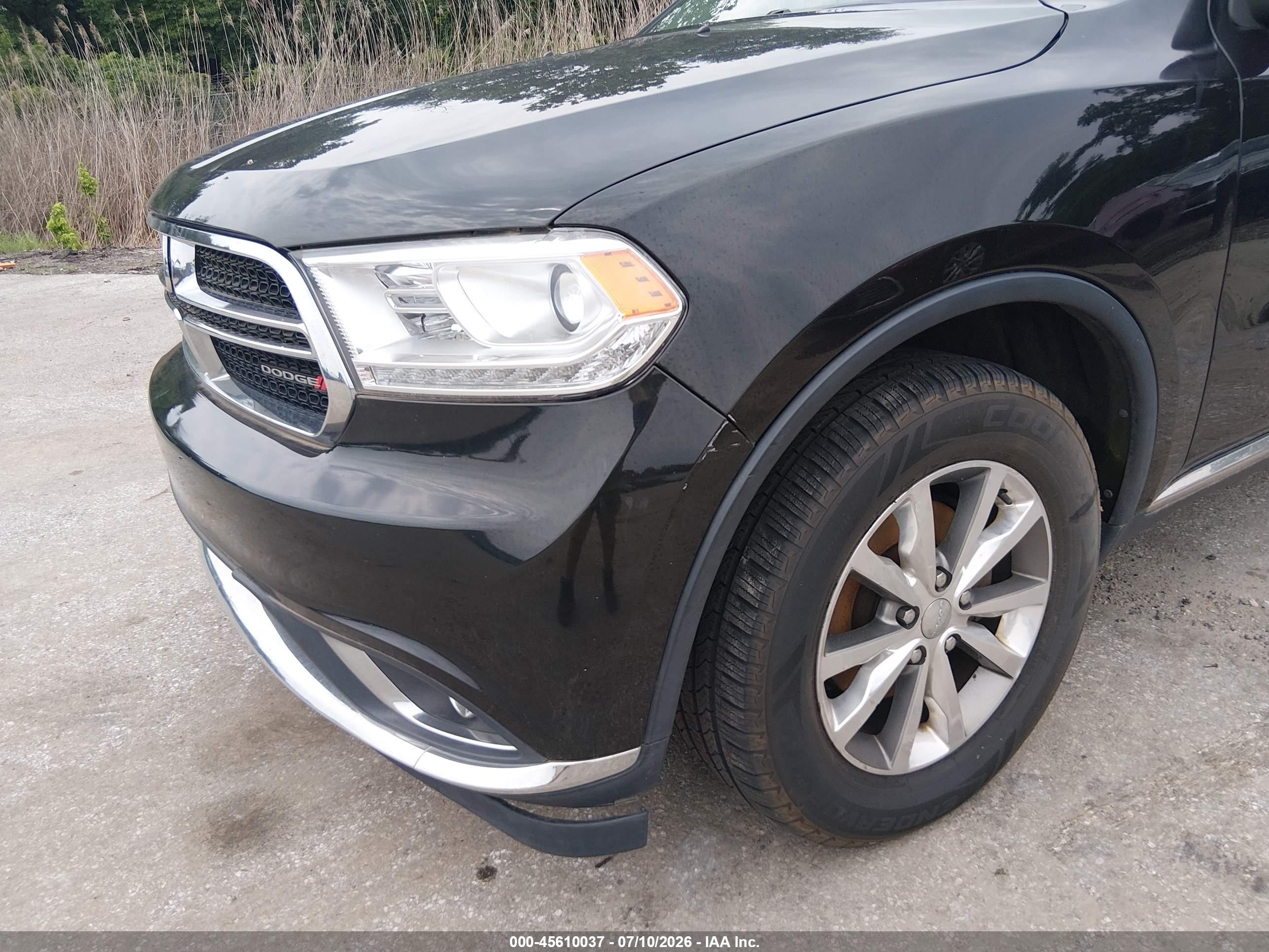 2015 Dodge Durango Limited Black vin: 1C4RDJDG7FC888570