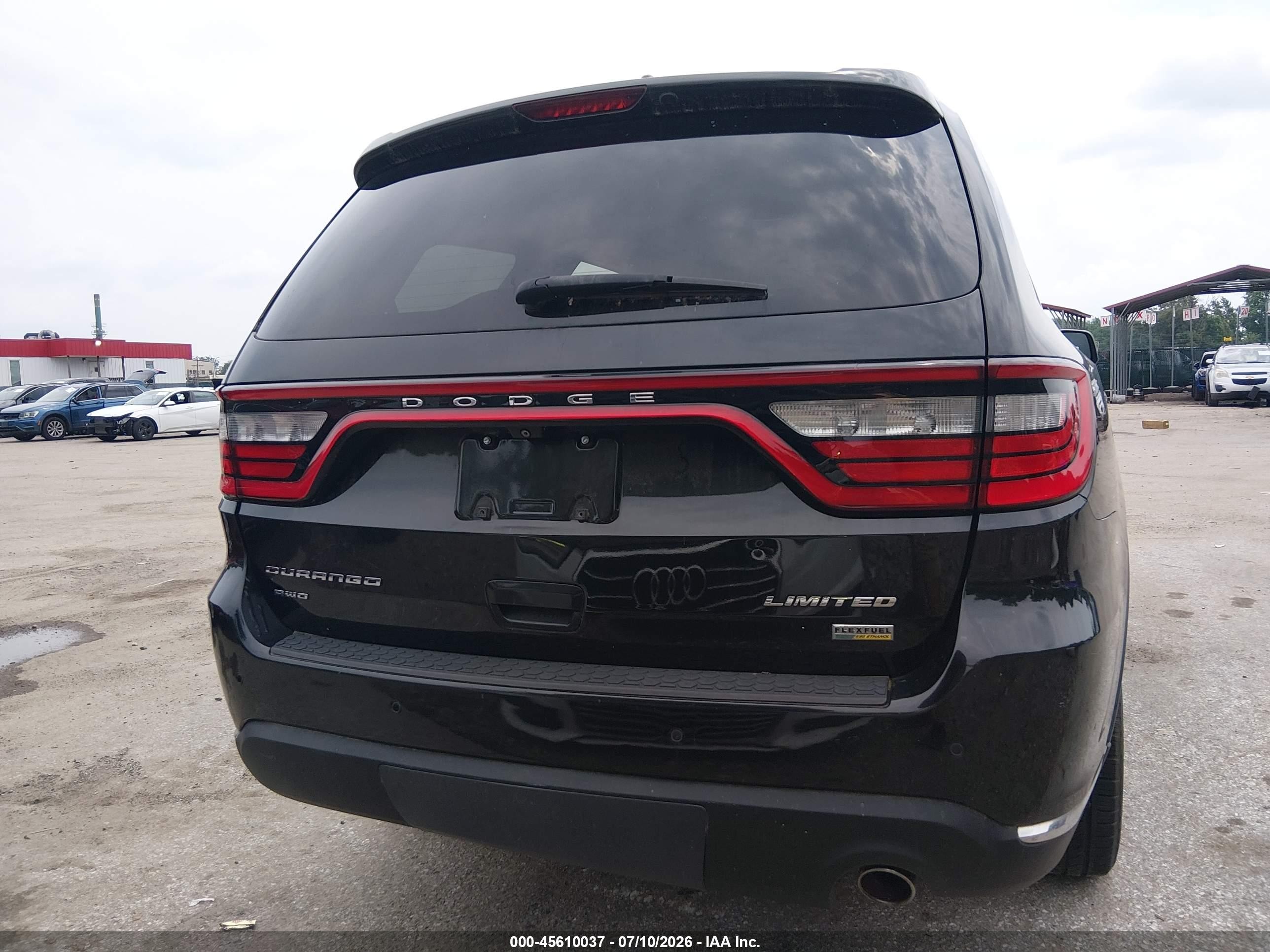 2015 Dodge Durango Limited Black vin: 1C4RDJDG7FC888570