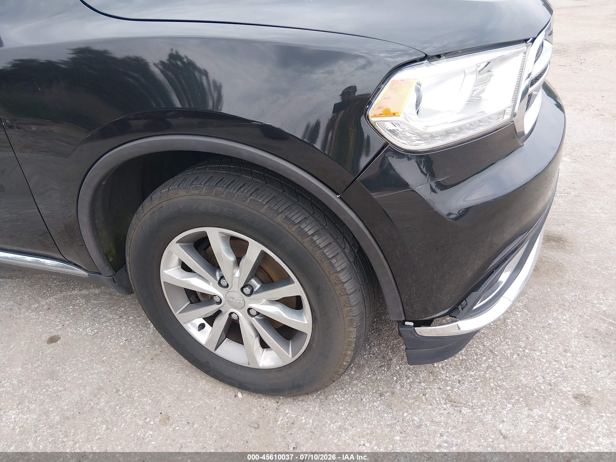 2015 Dodge Durango Limited Black vin: 1C4RDJDG7FC888570