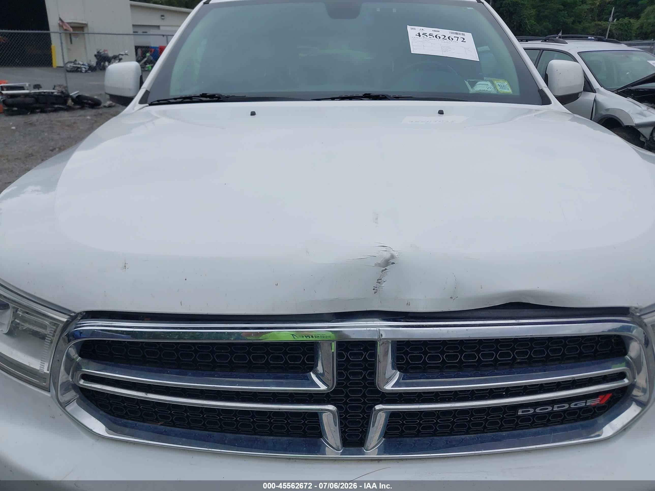 2015 Dodge Durango Limited White vin: 1C4RDJDG7FC889024