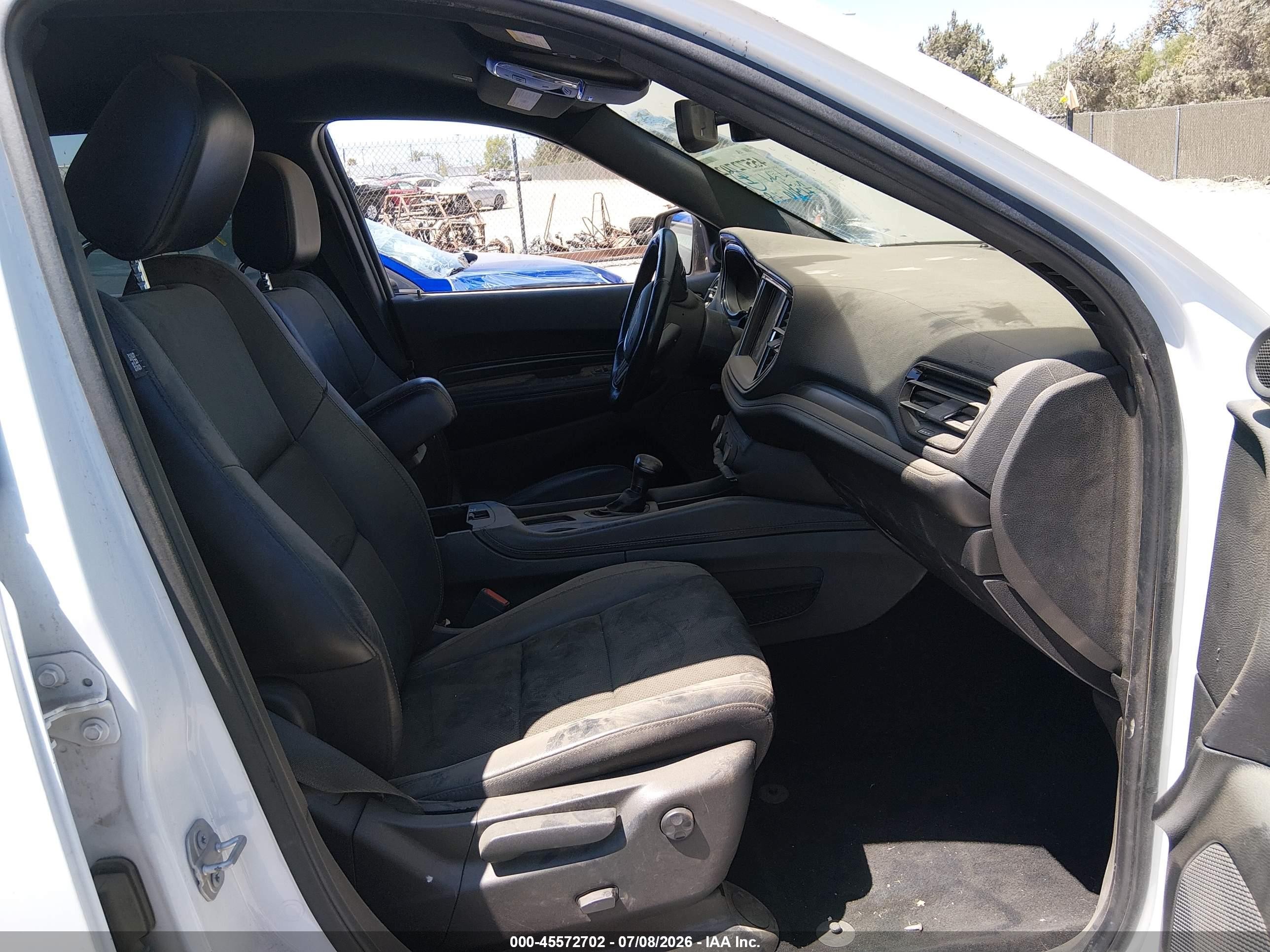 2021 Dodge Durango Gt Plus Awd White vin: 1C4RDJDG7MC627243