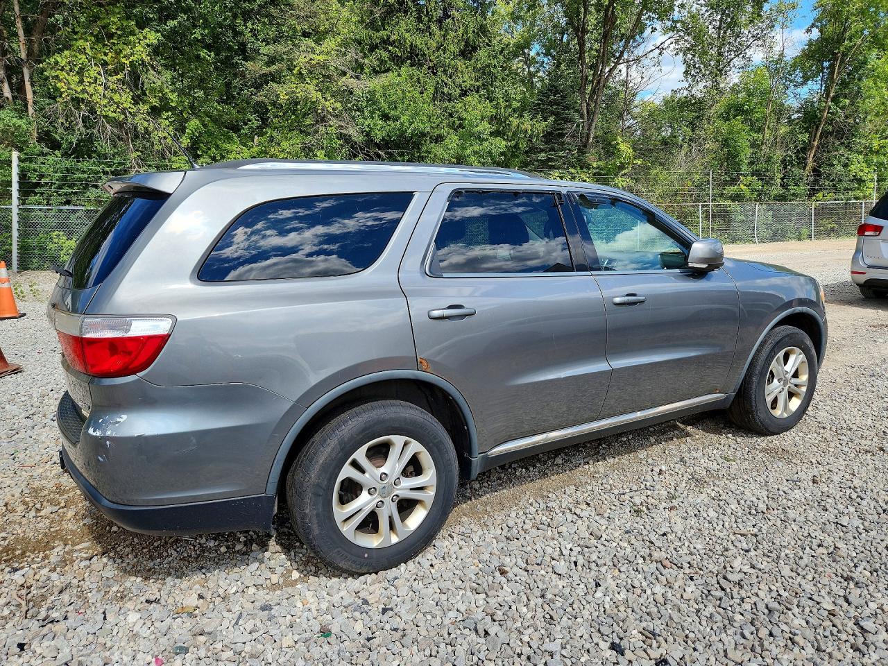 2012 Dodge Durango Crew Gray vin: 1C4RDJDG8CC107146