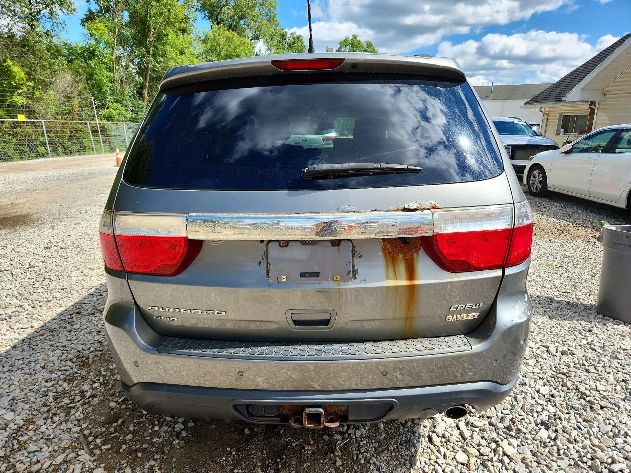 2012 Dodge Durango Crew Gray vin: 1C4RDJDG8CC107146