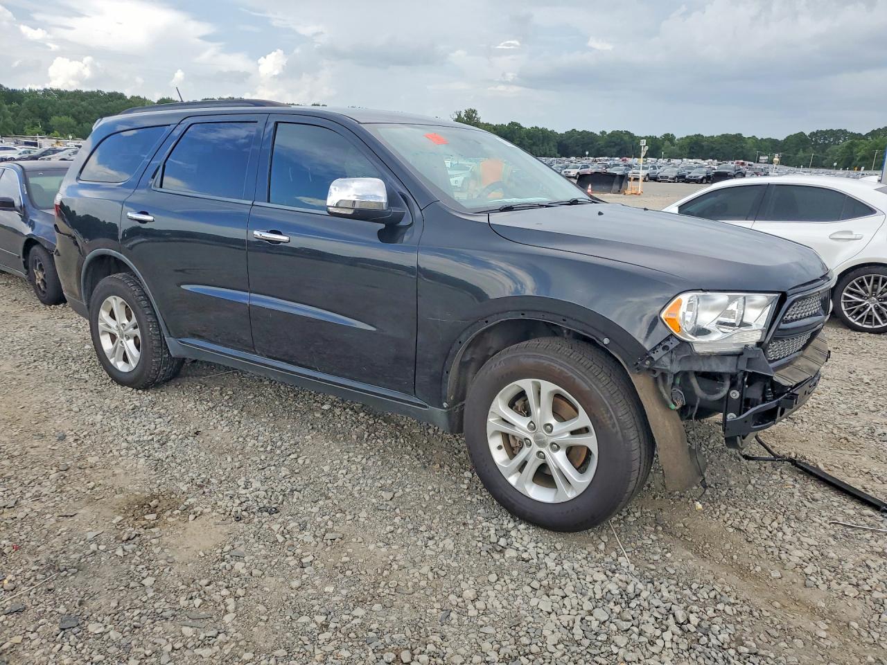 2012 Dodge Durango Crew Black vin: 1C4RDJDG8CC158727