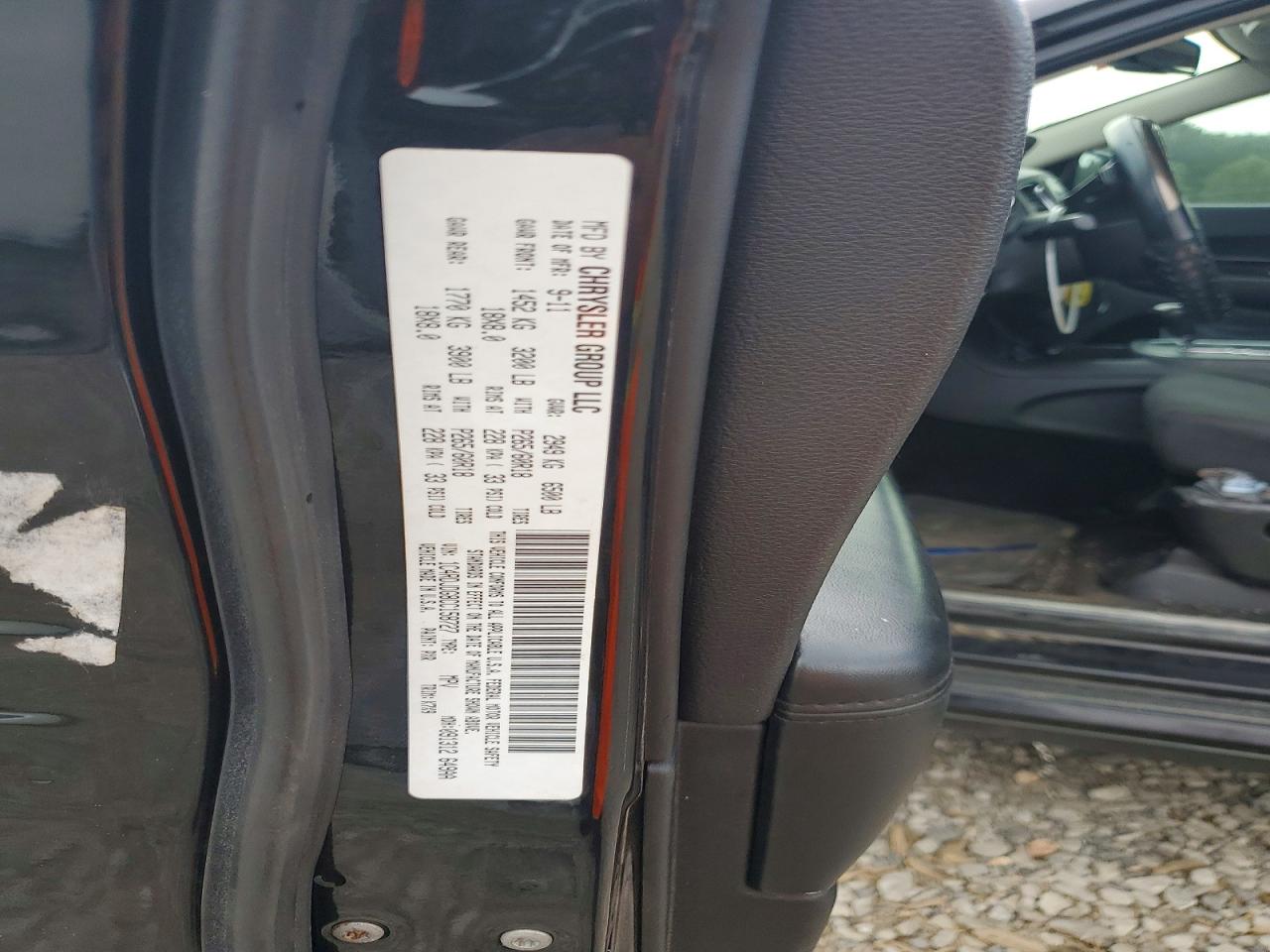 2012 Dodge Durango Crew Black vin: 1C4RDJDG8CC158727