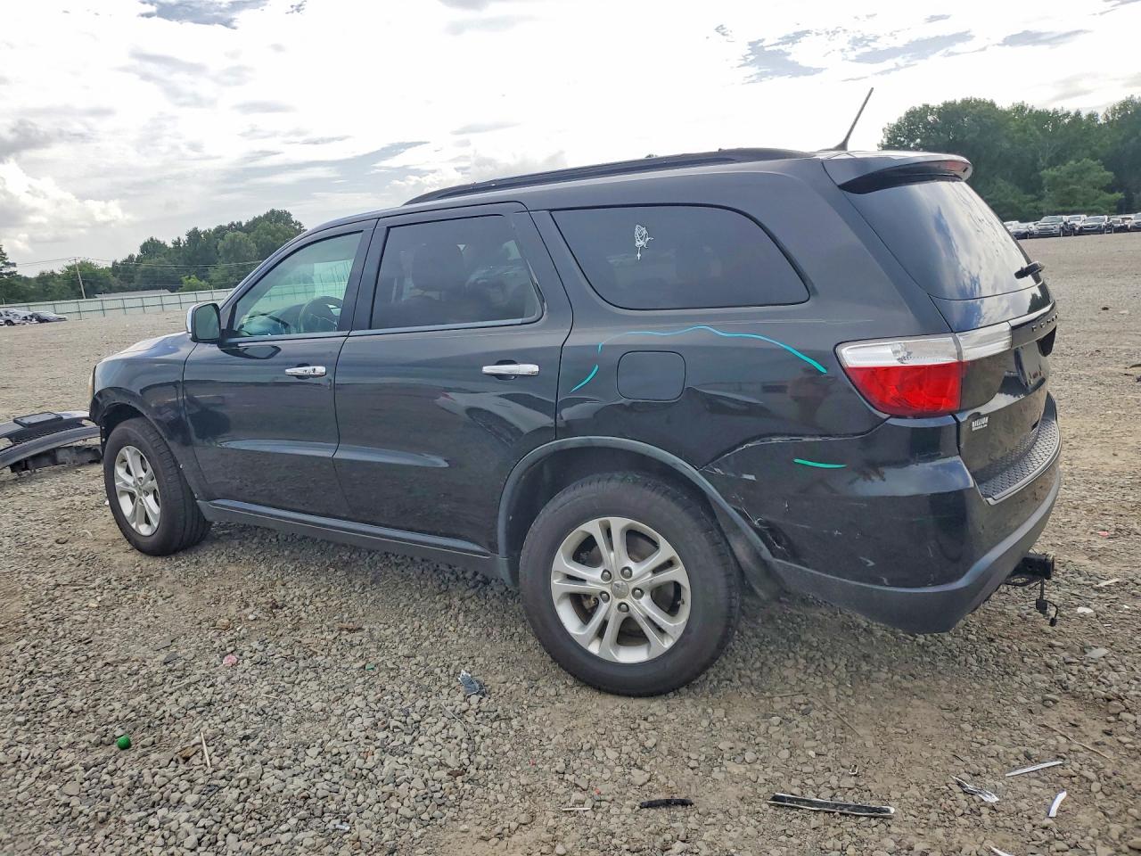 2012 Dodge Durango Crew Black vin: 1C4RDJDG8CC158727