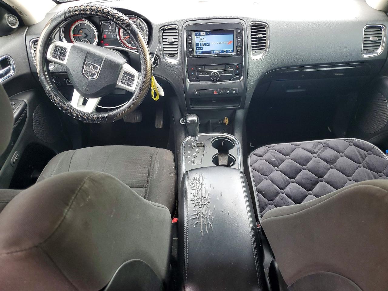 2012 Dodge Durango Crew Black vin: 1C4RDJDG8CC158727