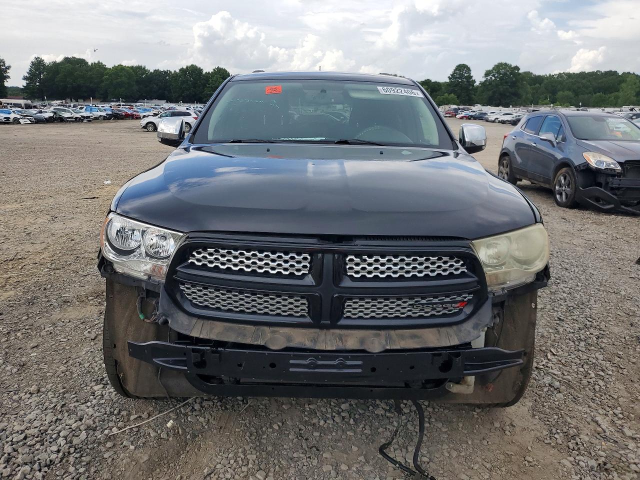 2012 Dodge Durango Crew Black vin: 1C4RDJDG8CC158727