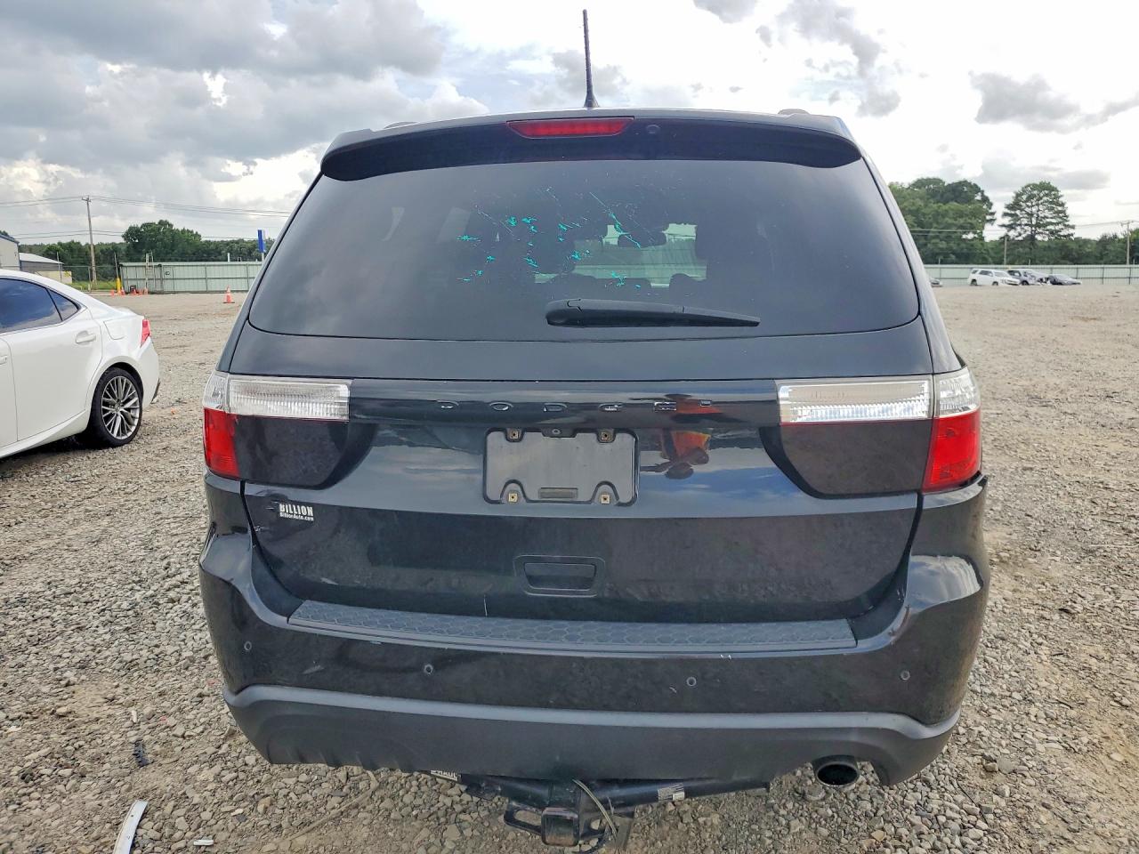 2012 Dodge Durango Crew Black vin: 1C4RDJDG8CC158727