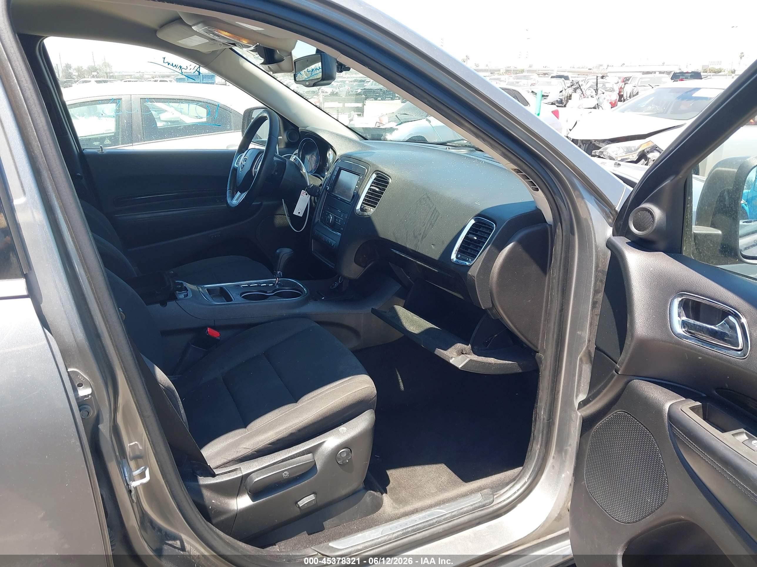 2012 Dodge Durango Crew Silver vin: 1C4RDJDG8CC247651