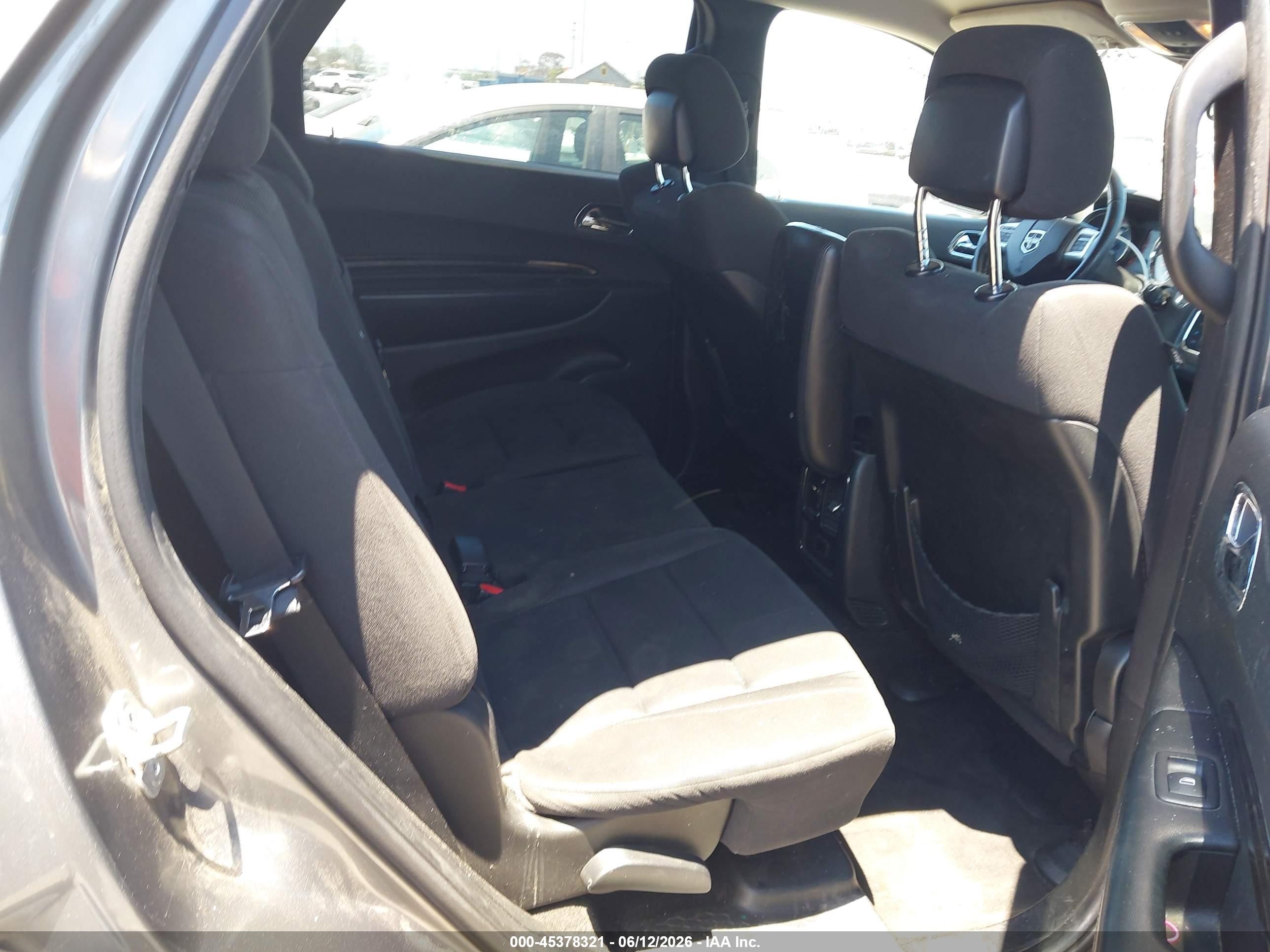 2012 Dodge Durango Crew Silver vin: 1C4RDJDG8CC247651