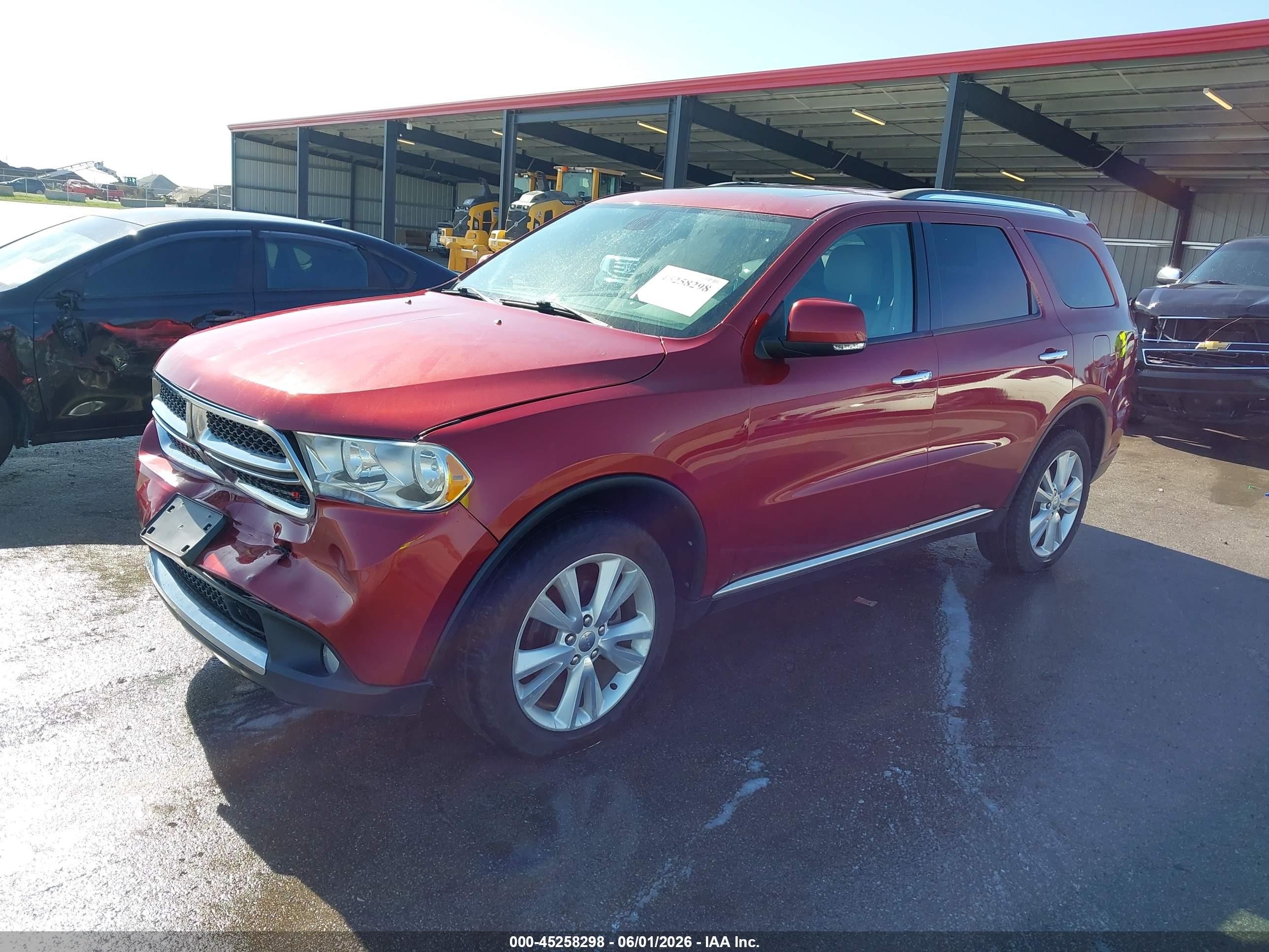 2013 Dodge Durango Crew Red vin: 1C4RDJDG8DC559681