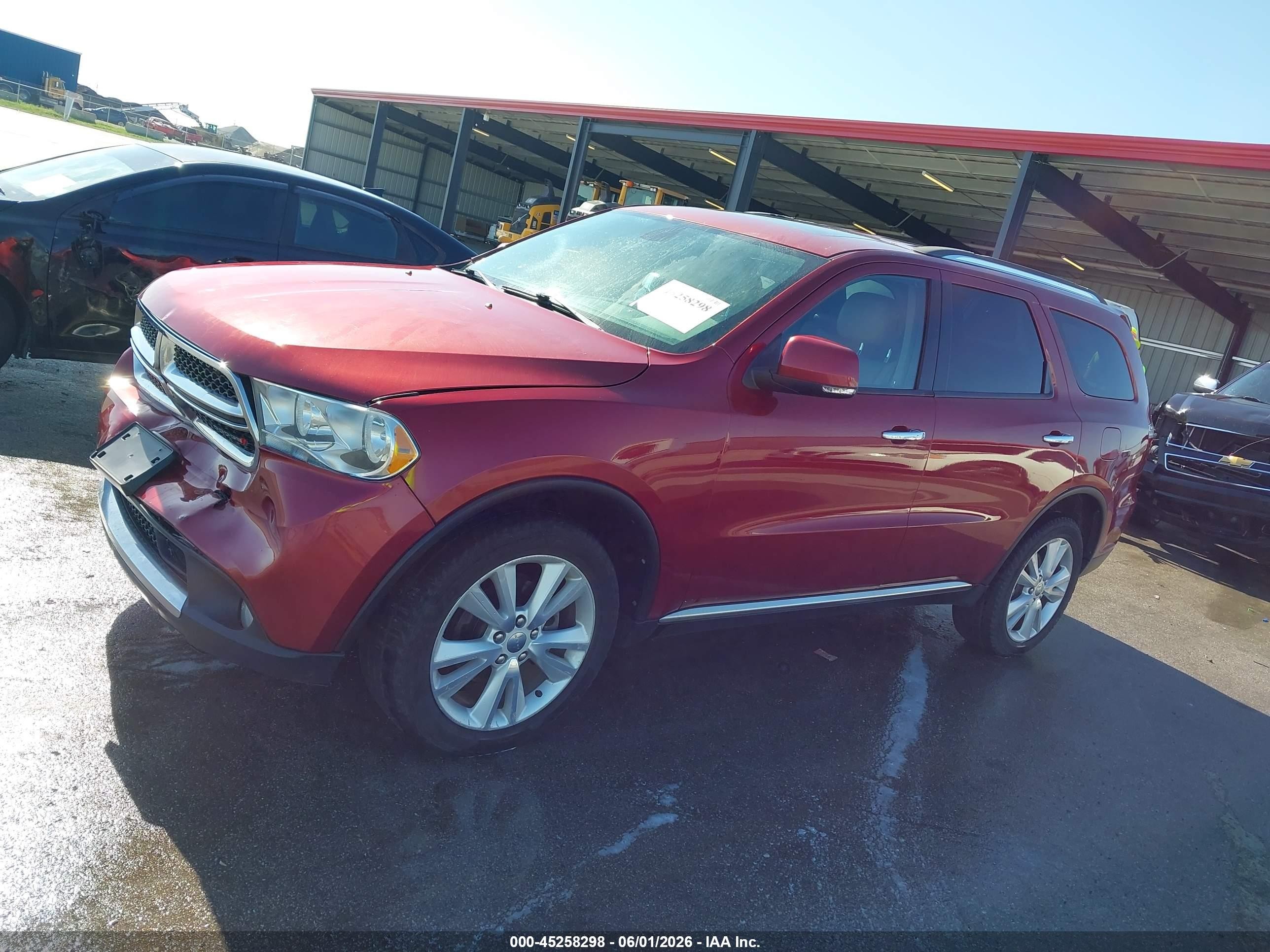 2013 Dodge Durango Crew Red vin: 1C4RDJDG8DC559681