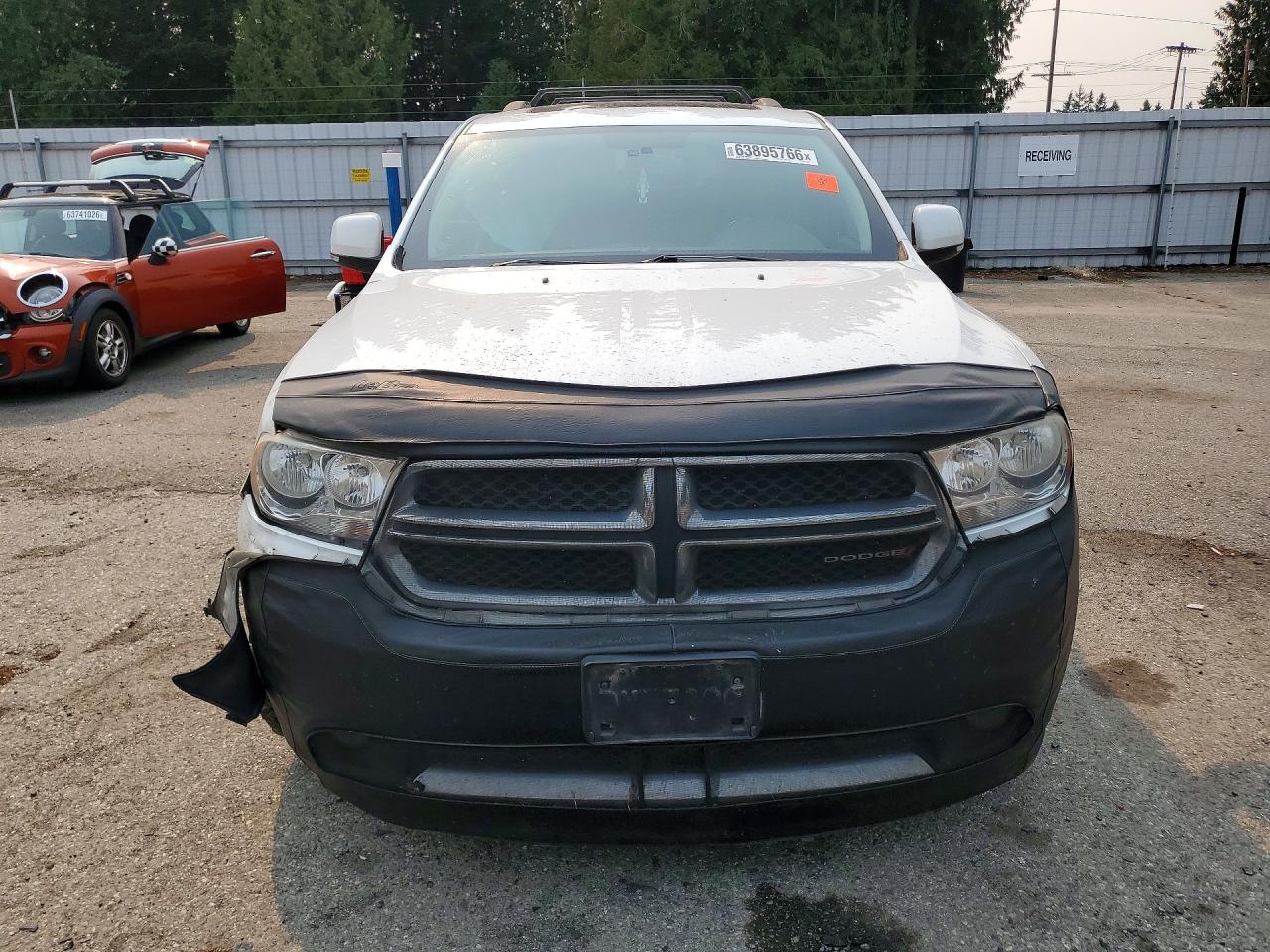 2013 Dodge Durango Crew White vin: 1C4RDJDG8DC670795