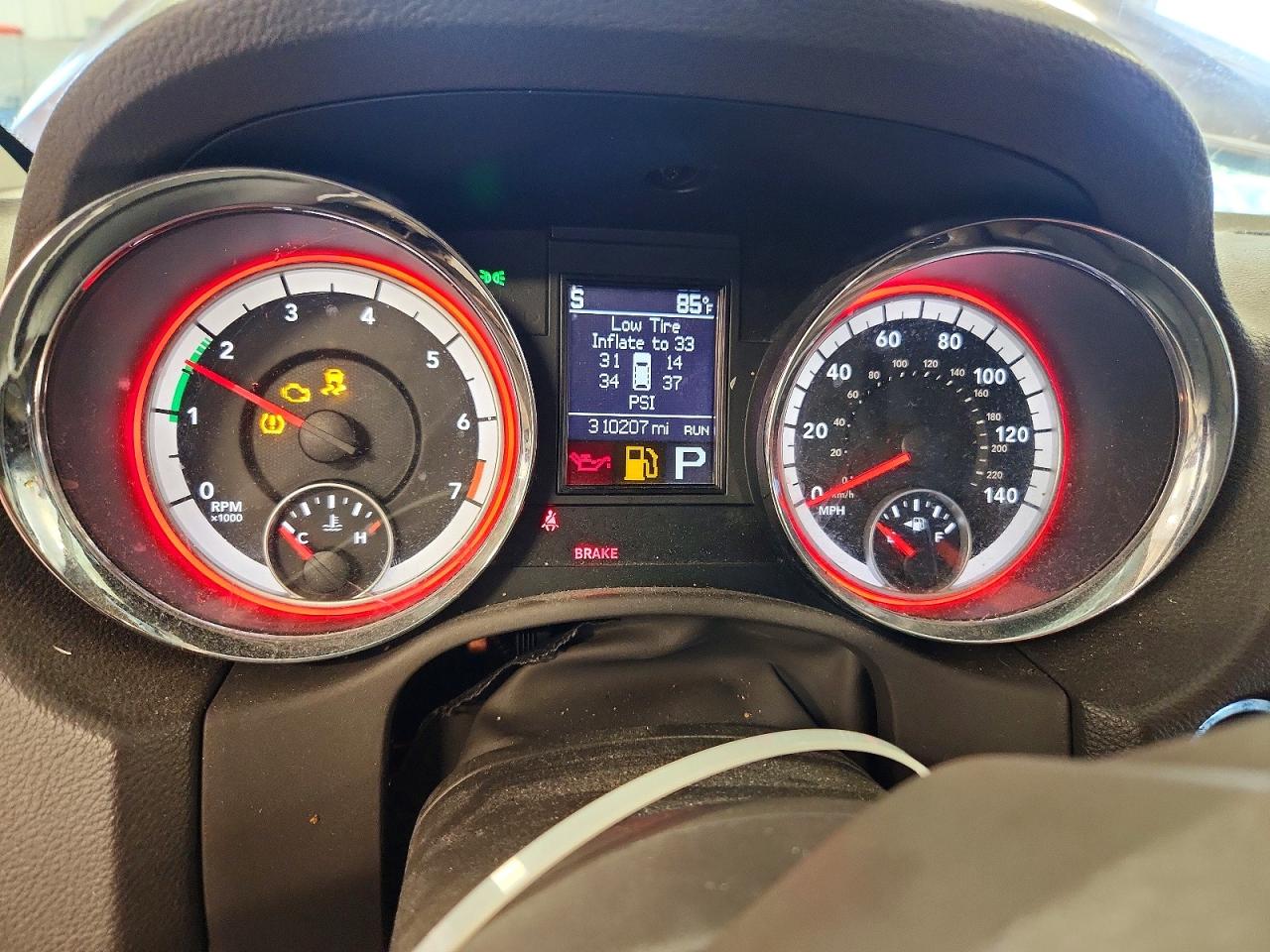 2013 Dodge Durango Crew Red vin: 1C4RDJDG8DC673387