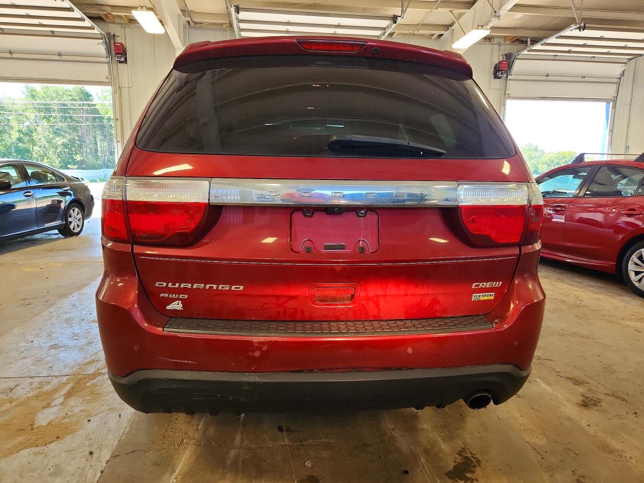 2013 Dodge Durango Crew Red vin: 1C4RDJDG8DC673387