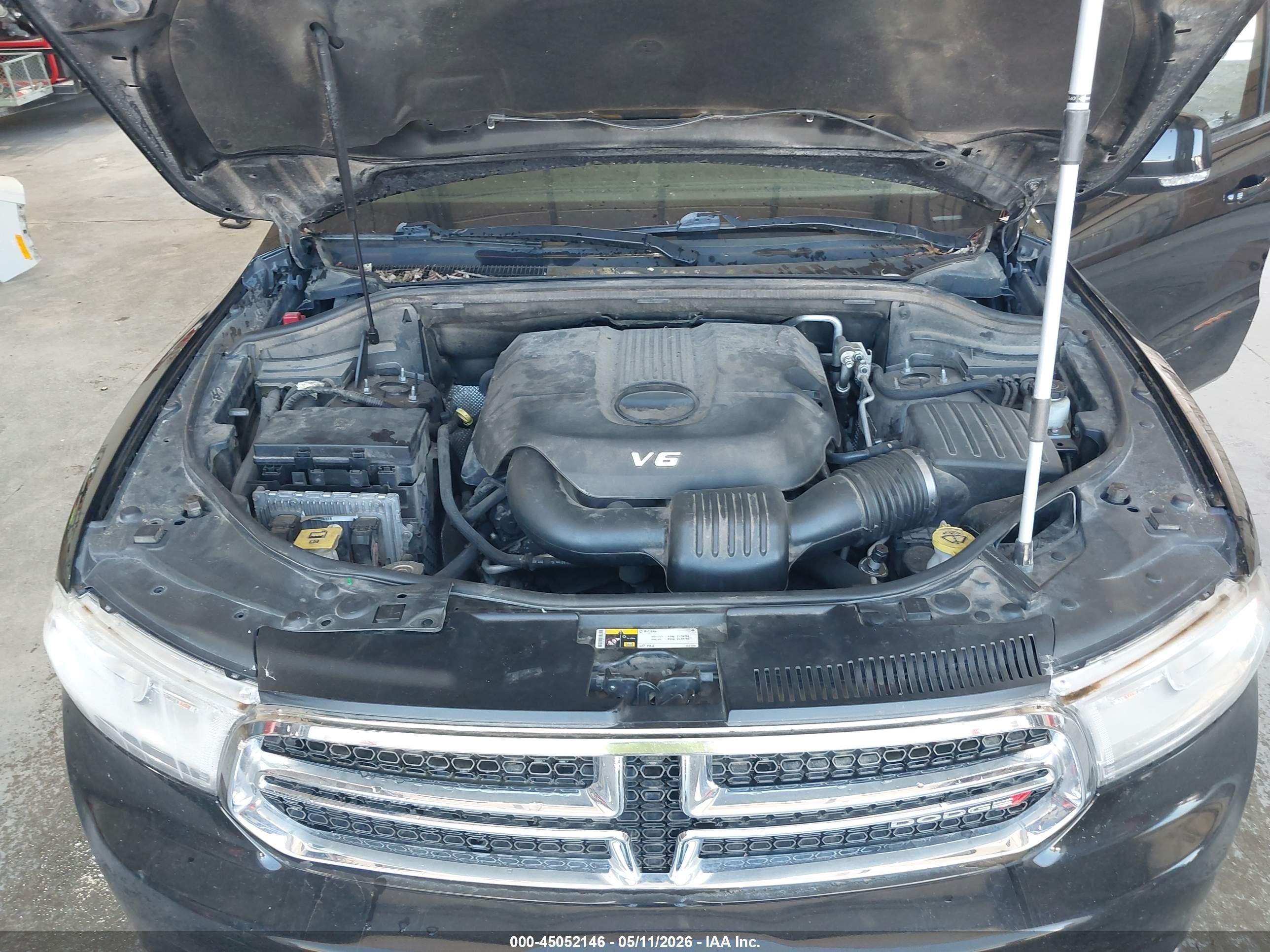 2014 Dodge Durango Limited Black vin: 1C4RDJDG8EC508425