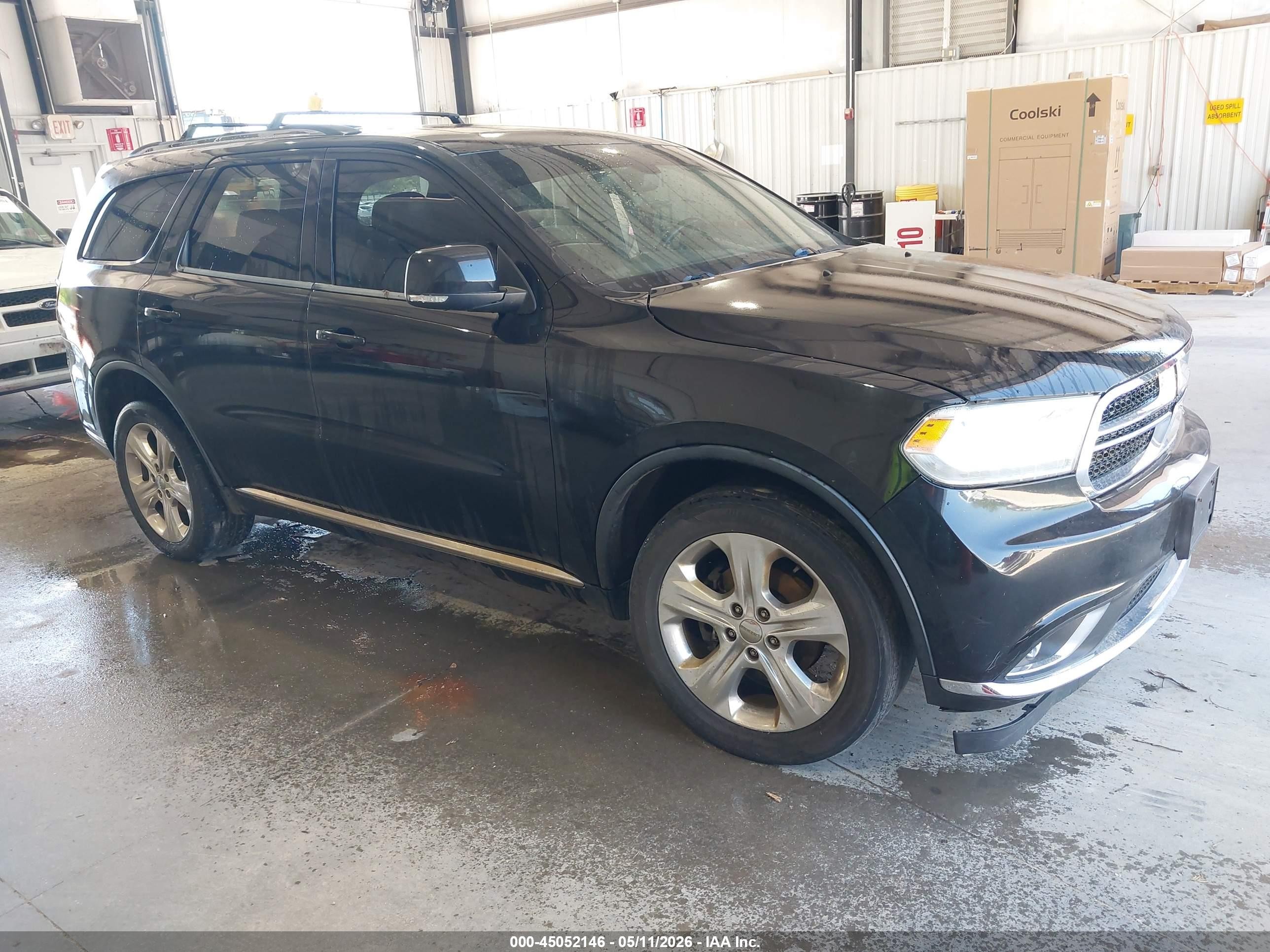 2014 Dodge Durango Limited Black vin: 1C4RDJDG8EC508425