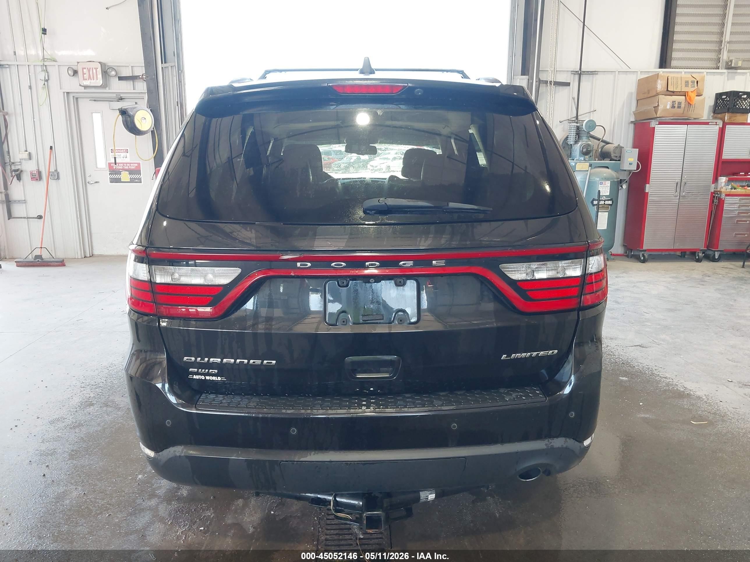 2014 Dodge Durango Limited Black vin: 1C4RDJDG8EC508425