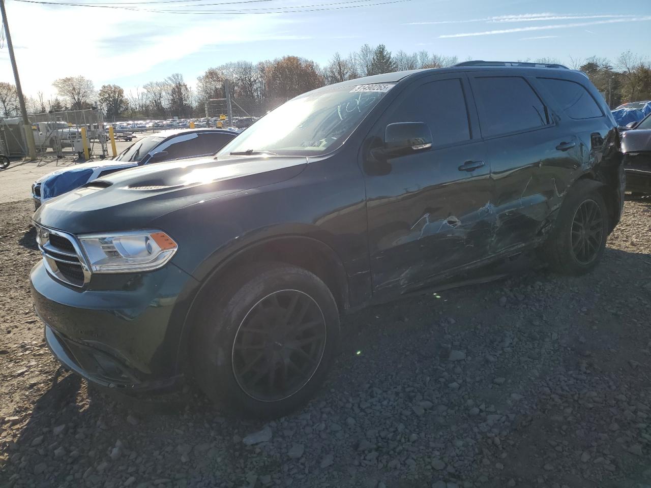 2014 Dodge Durango Limited Green vin: 1C4RDJDG8EC596828