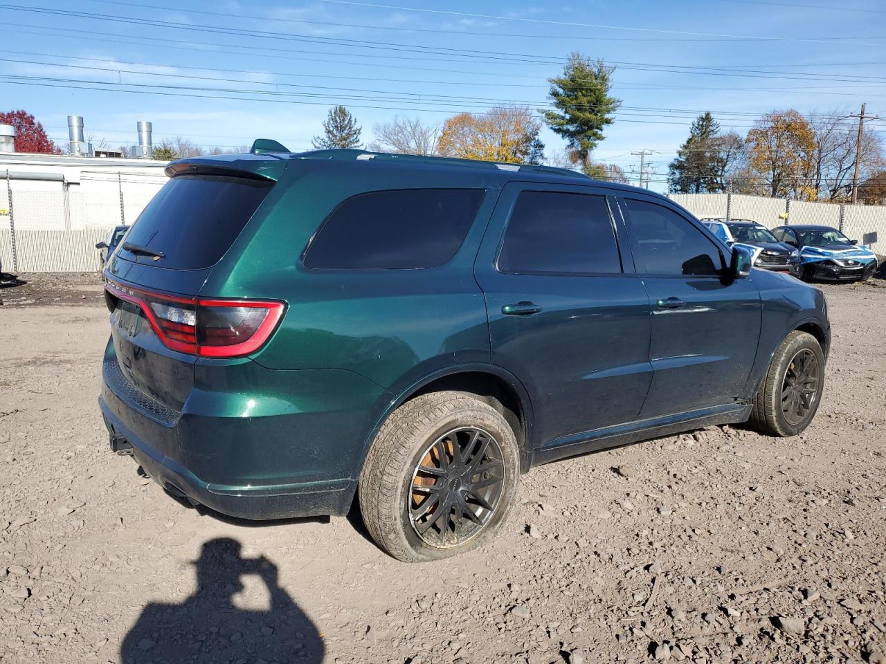 2014 Dodge Durango Limited Green vin: 1C4RDJDG8EC596828