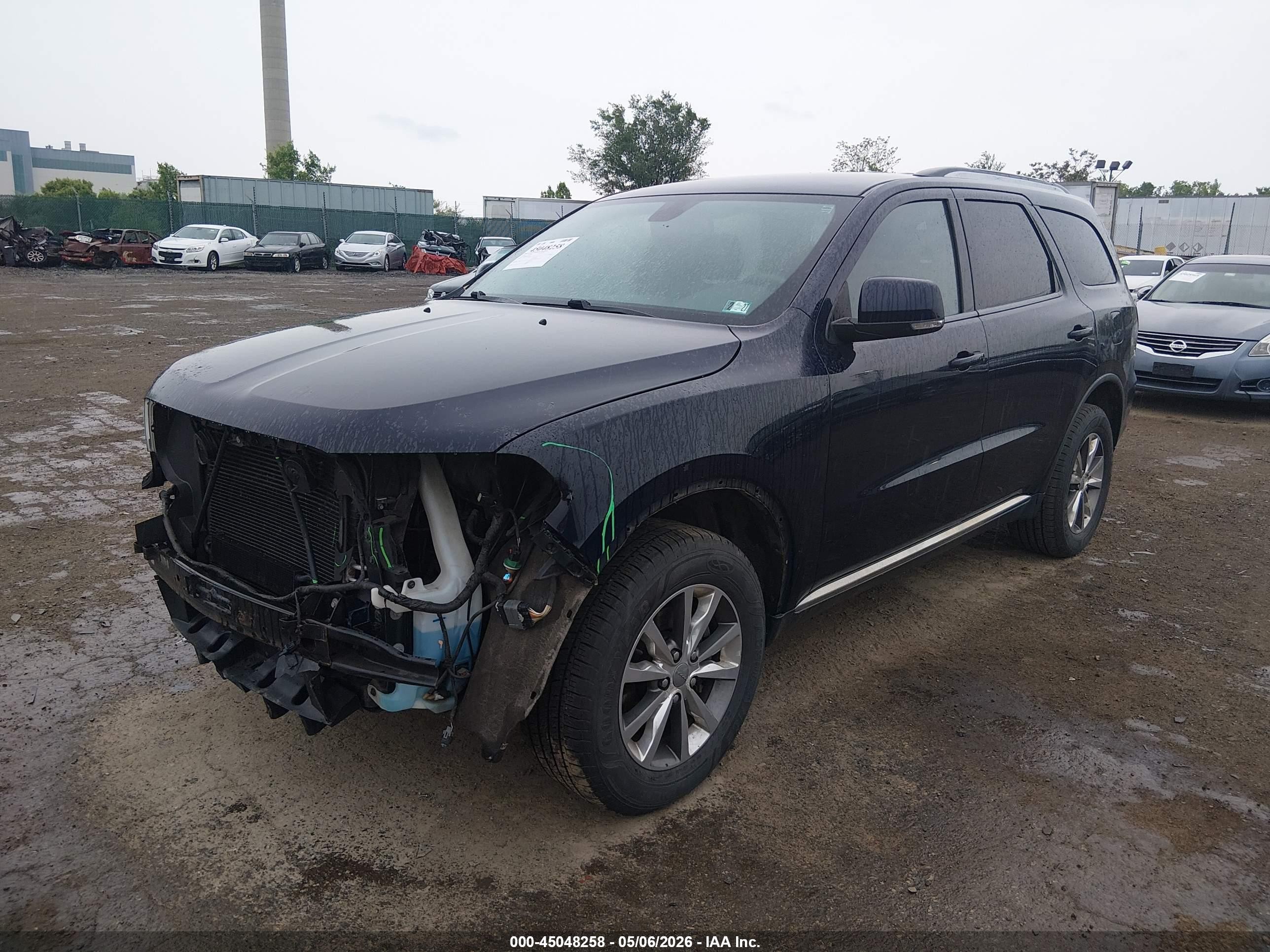 2014 Dodge Durango Limited Синий vin: 1C4RDJDG8EC599938