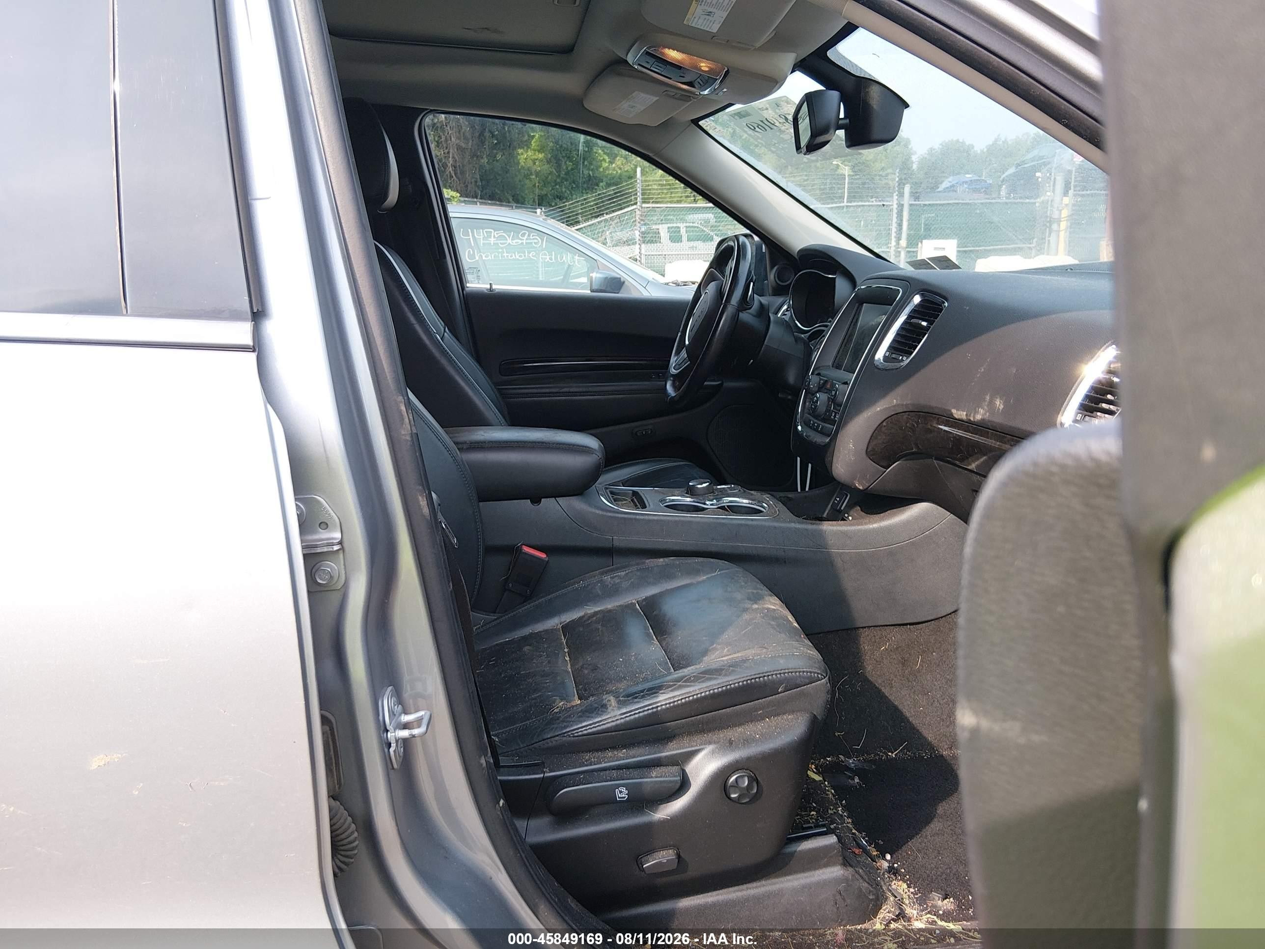 2014 Dodge Durango Limited Gray vin: 1C4RDJDG8EC973481