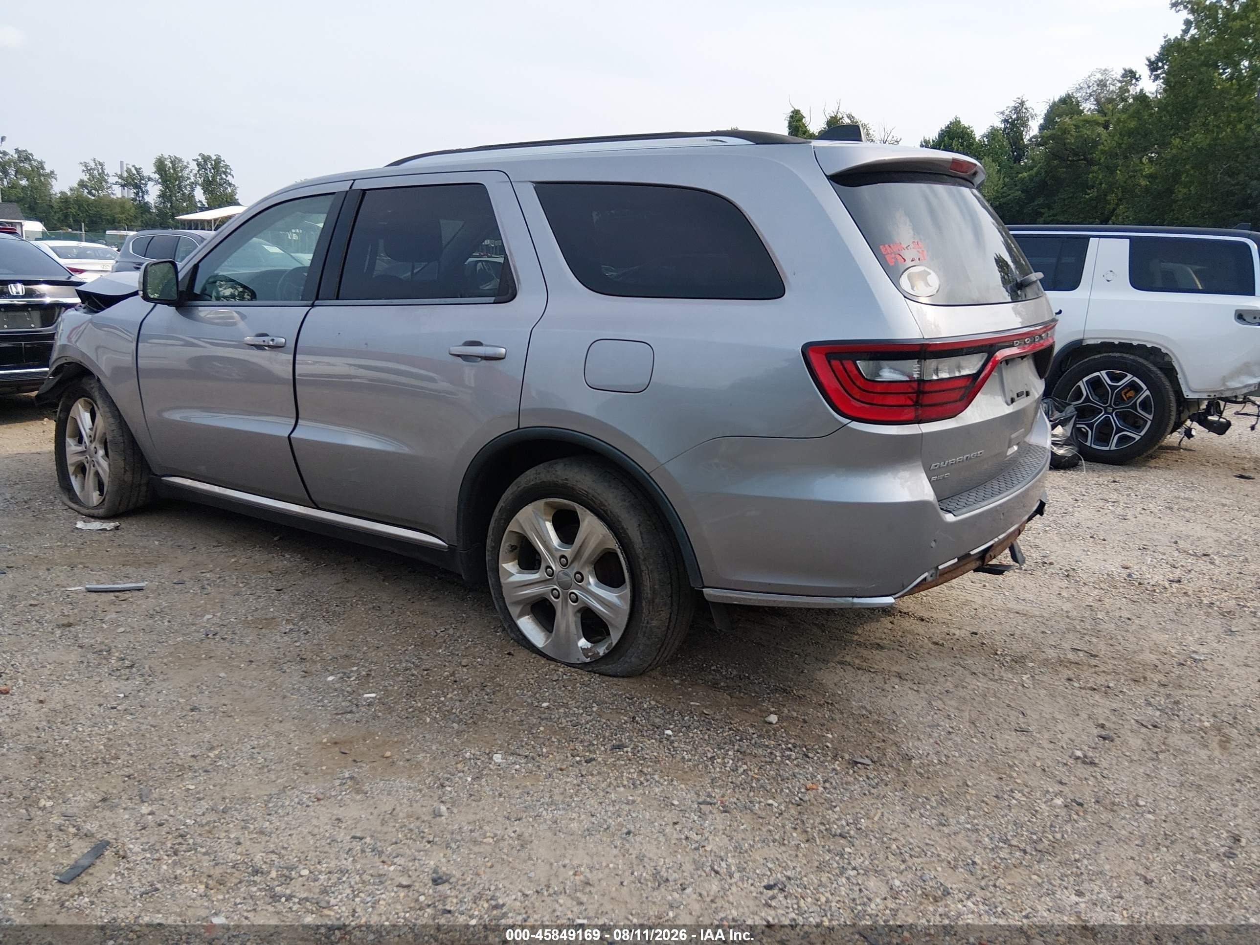 2014 Dodge Durango Limited Gray vin: 1C4RDJDG8EC973481
