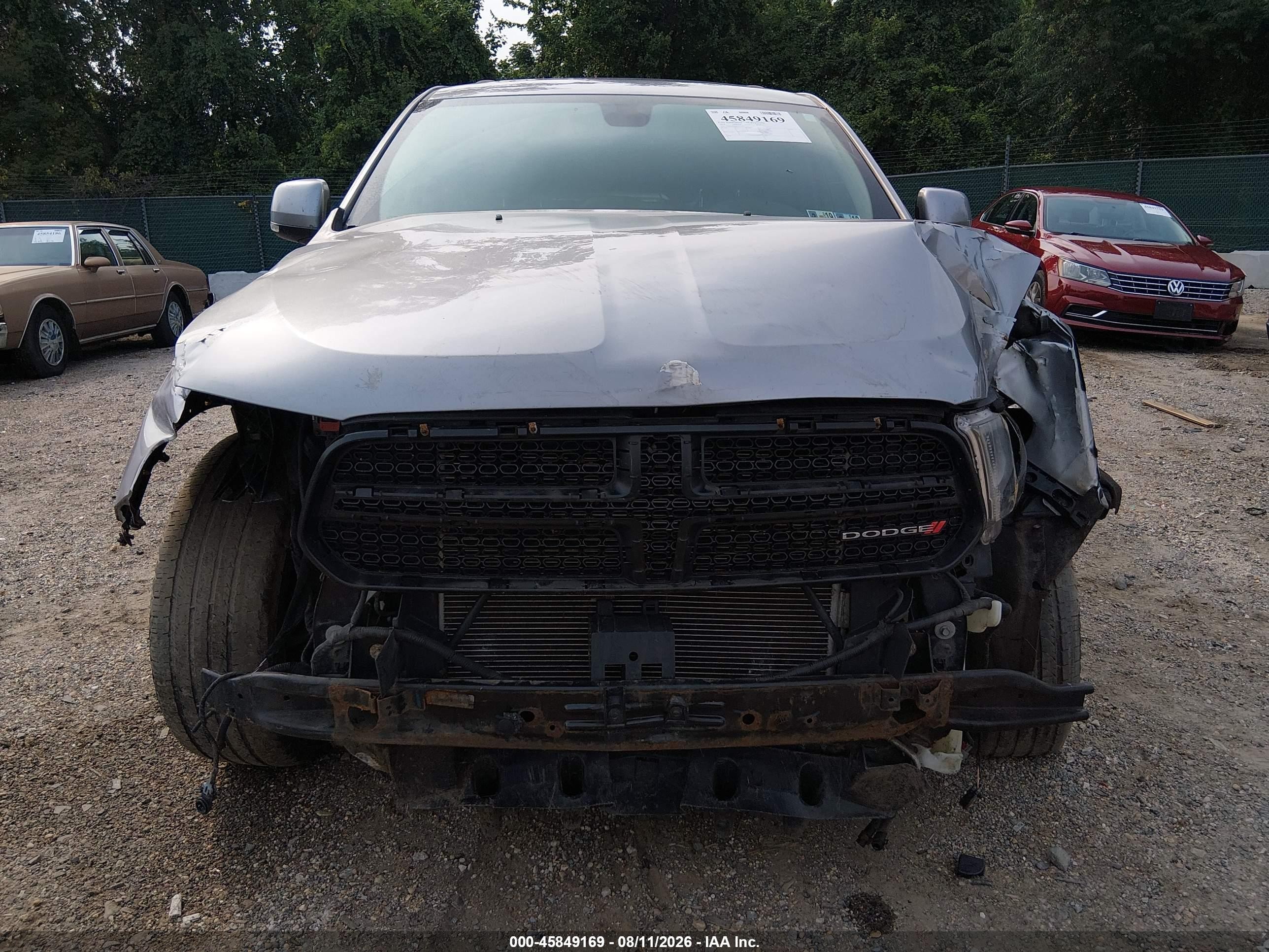 2014 Dodge Durango Limited Gray vin: 1C4RDJDG8EC973481