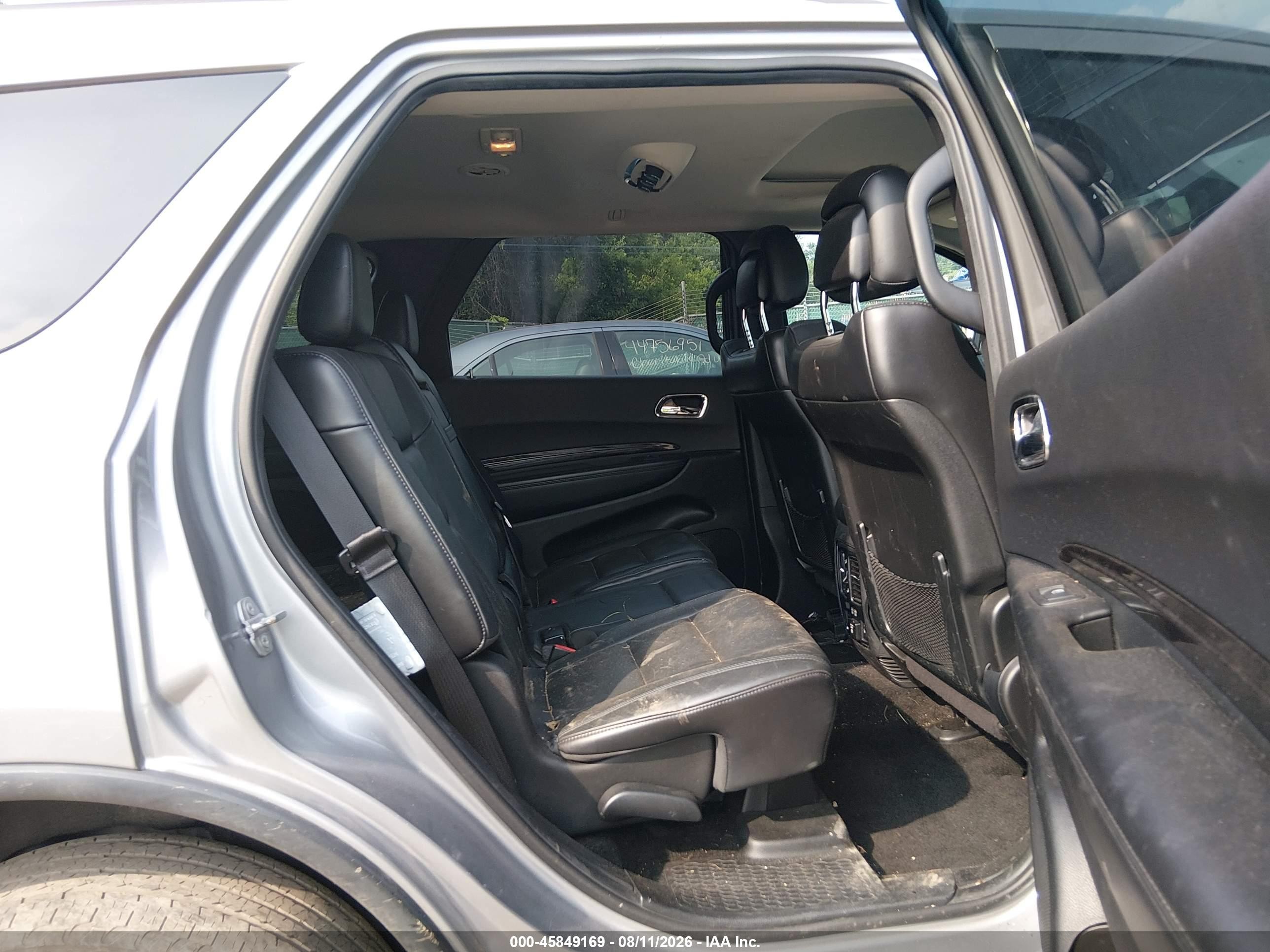 2014 Dodge Durango Limited Gray vin: 1C4RDJDG8EC973481