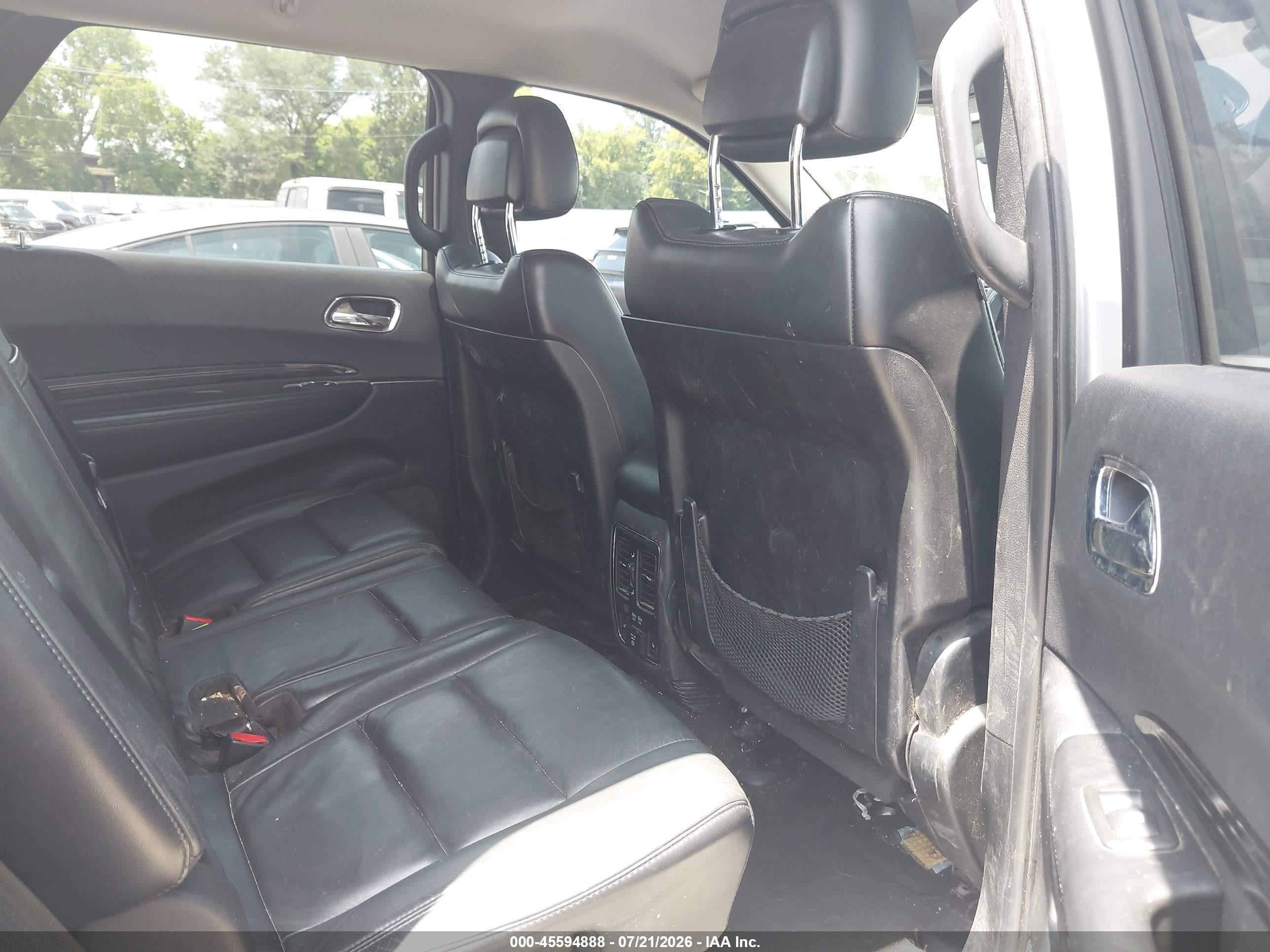 2014 Dodge Durango Limited Gray vin: 1C4RDJDG8EC976610