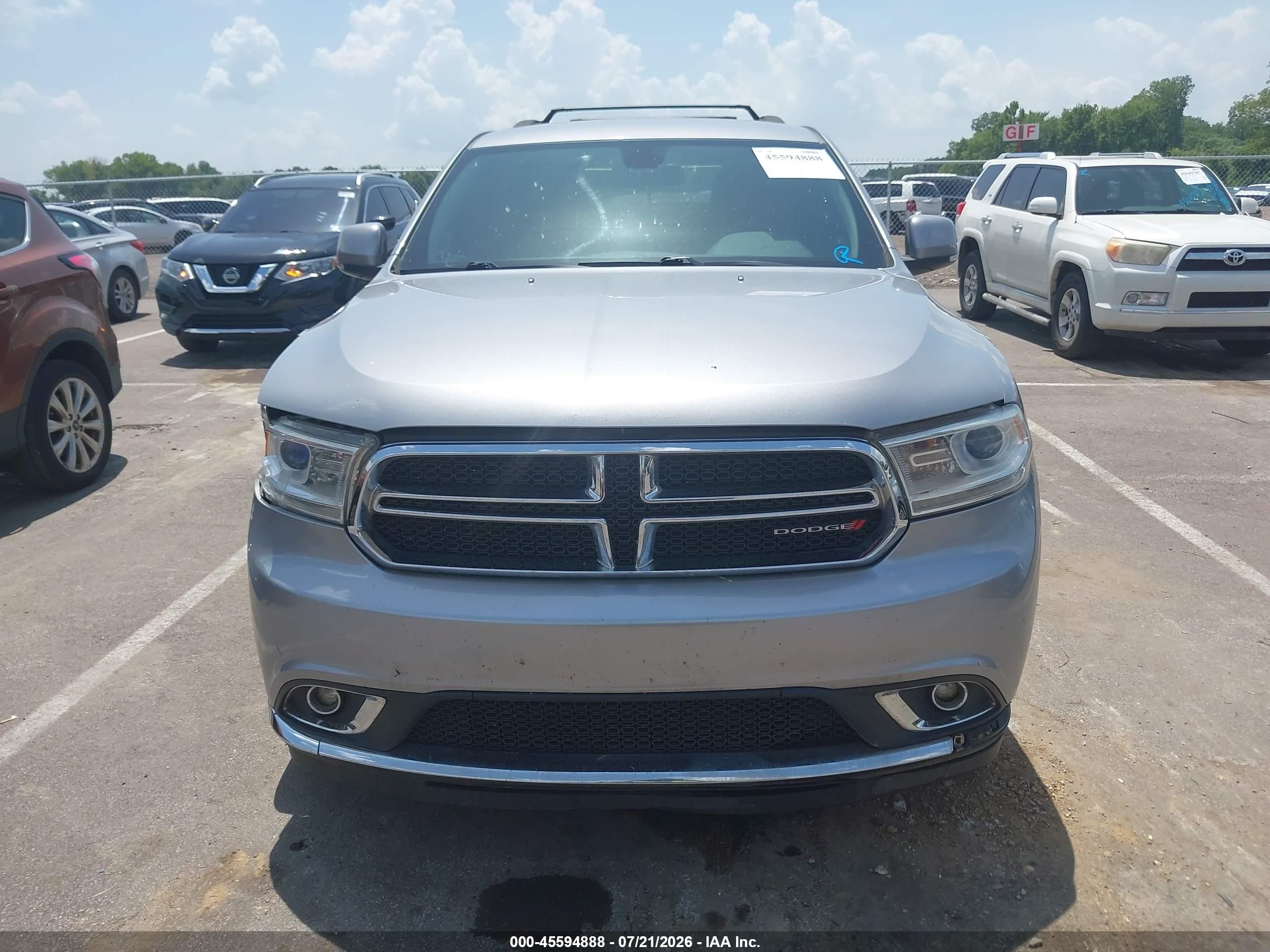 2014 Dodge Durango Limited Gray vin: 1C4RDJDG8EC976610