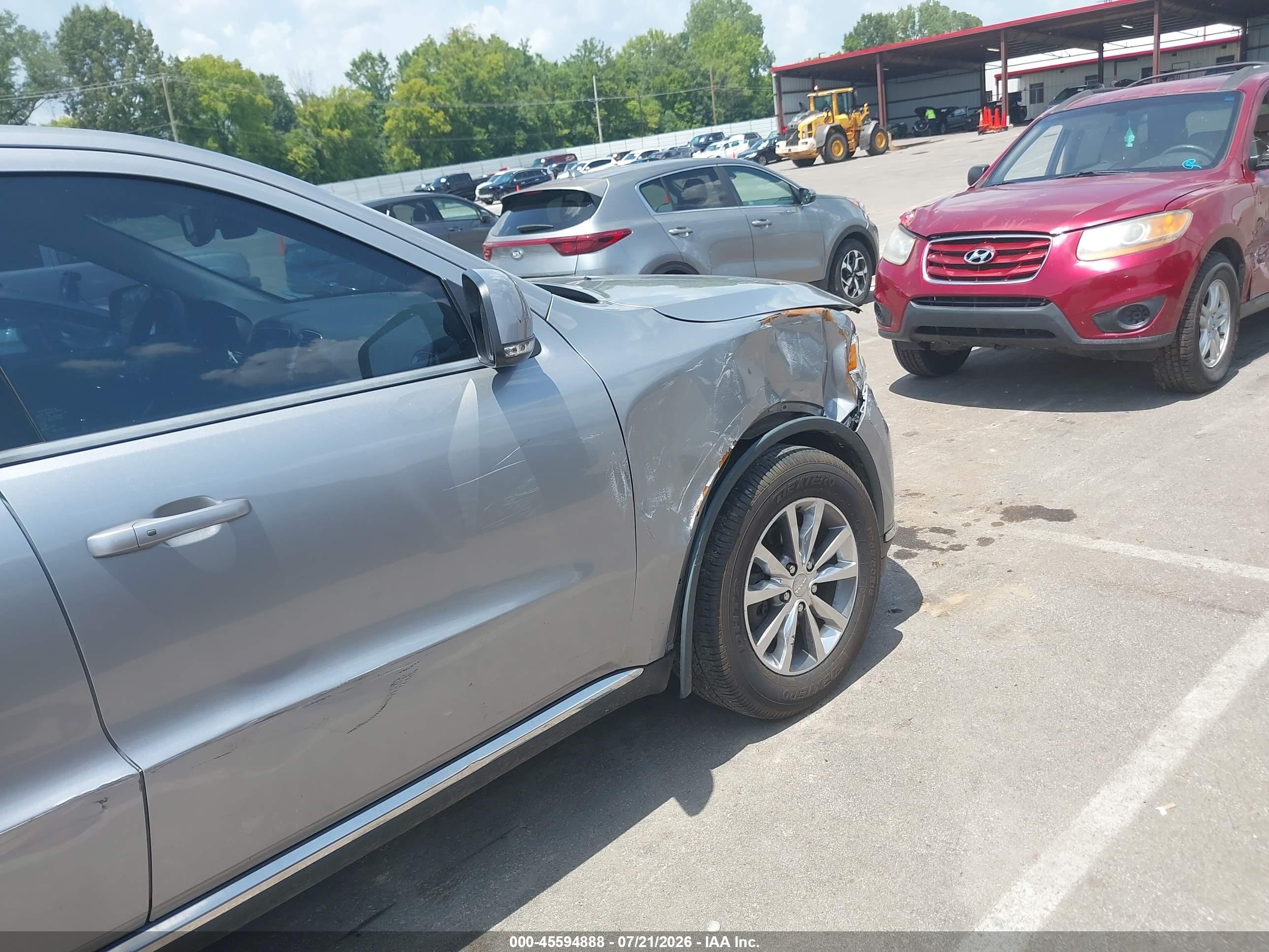 2014 Dodge Durango Limited Gray vin: 1C4RDJDG8EC976610