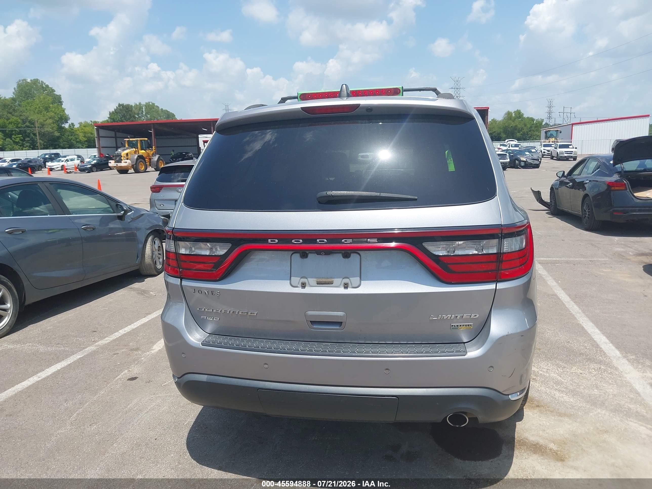 2014 Dodge Durango Limited Gray vin: 1C4RDJDG8EC976610