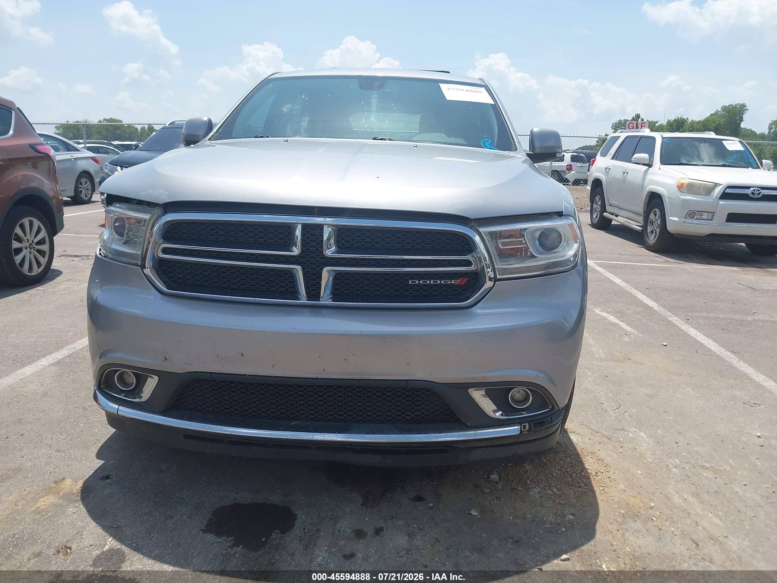 2014 Dodge Durango Limited Gray vin: 1C4RDJDG8EC976610