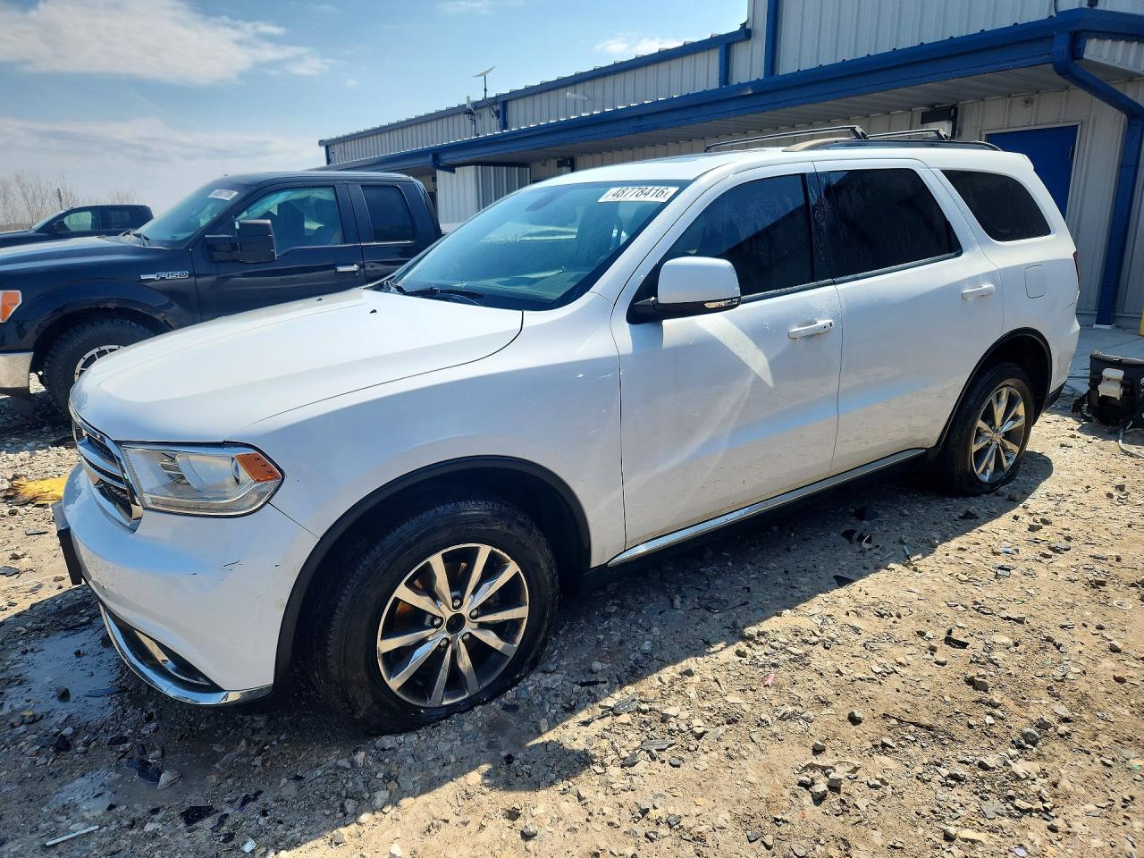 2014 Dodge Durango Limited White vin: 1C4RDJDG8EC978227