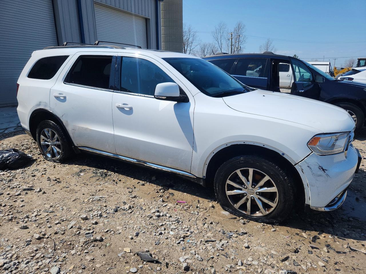 2014 Dodge Durango Limited White vin: 1C4RDJDG8EC978227