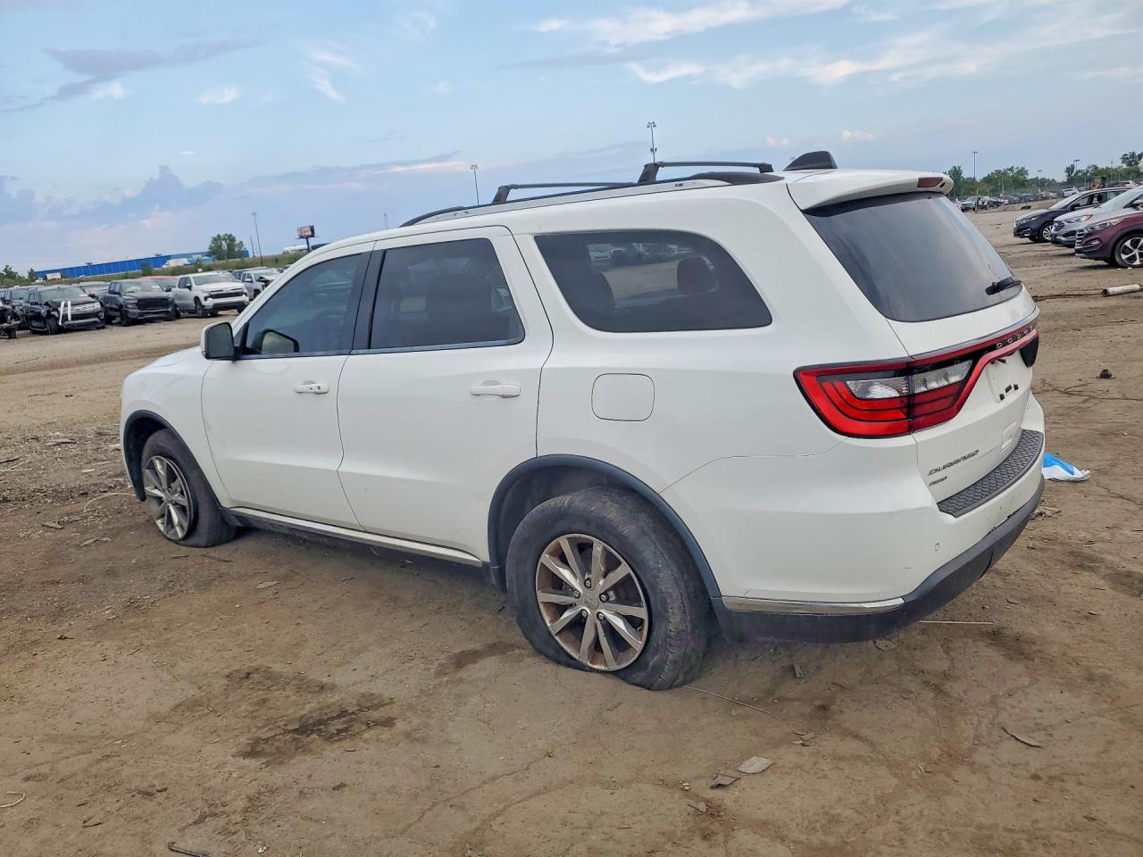 2014 Dodge Durango Limited White vin: 1C4RDJDG8EC978227