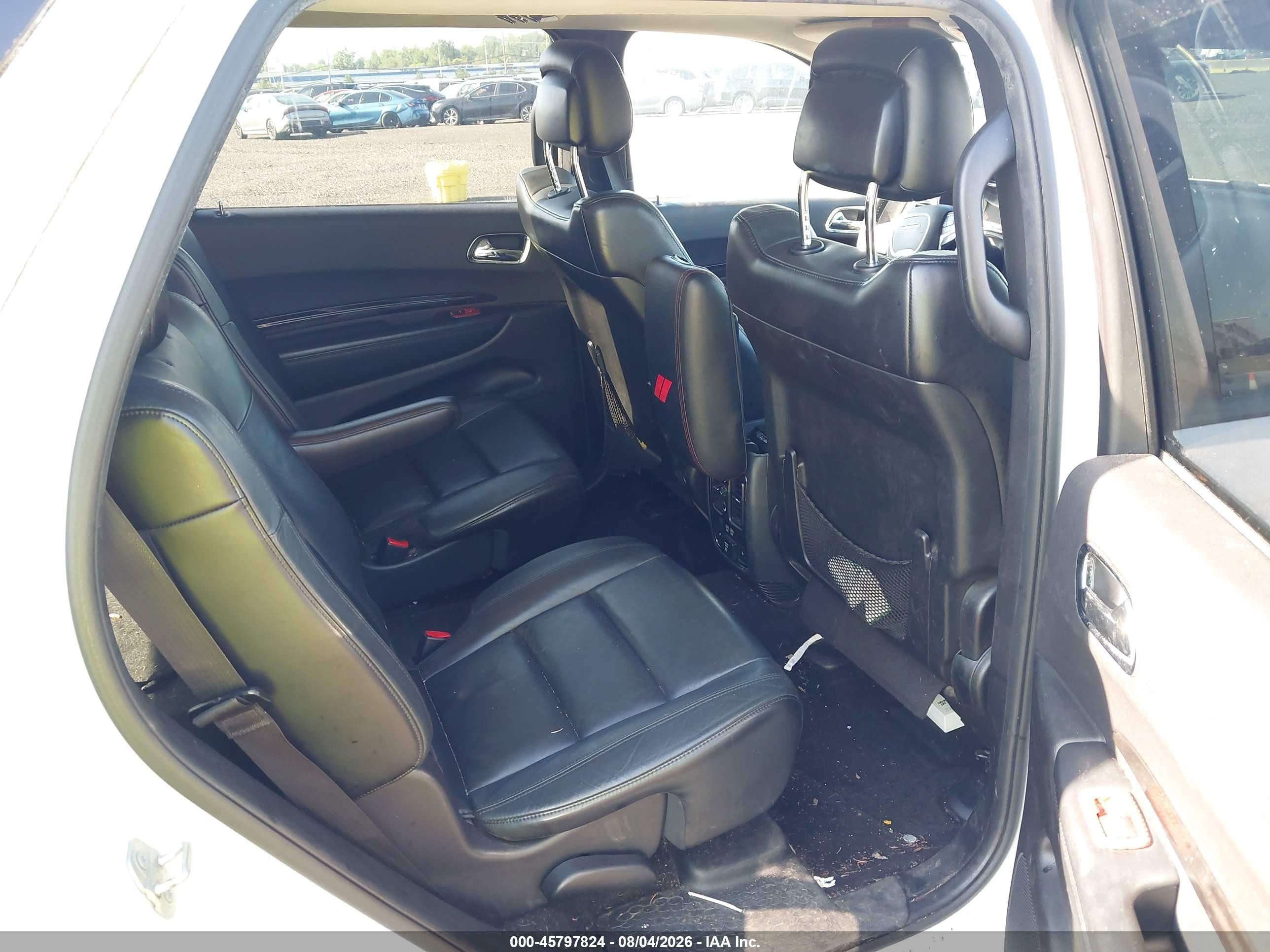 2015 Dodge Durango Limited White vin: 1C4RDJDG8FC101674