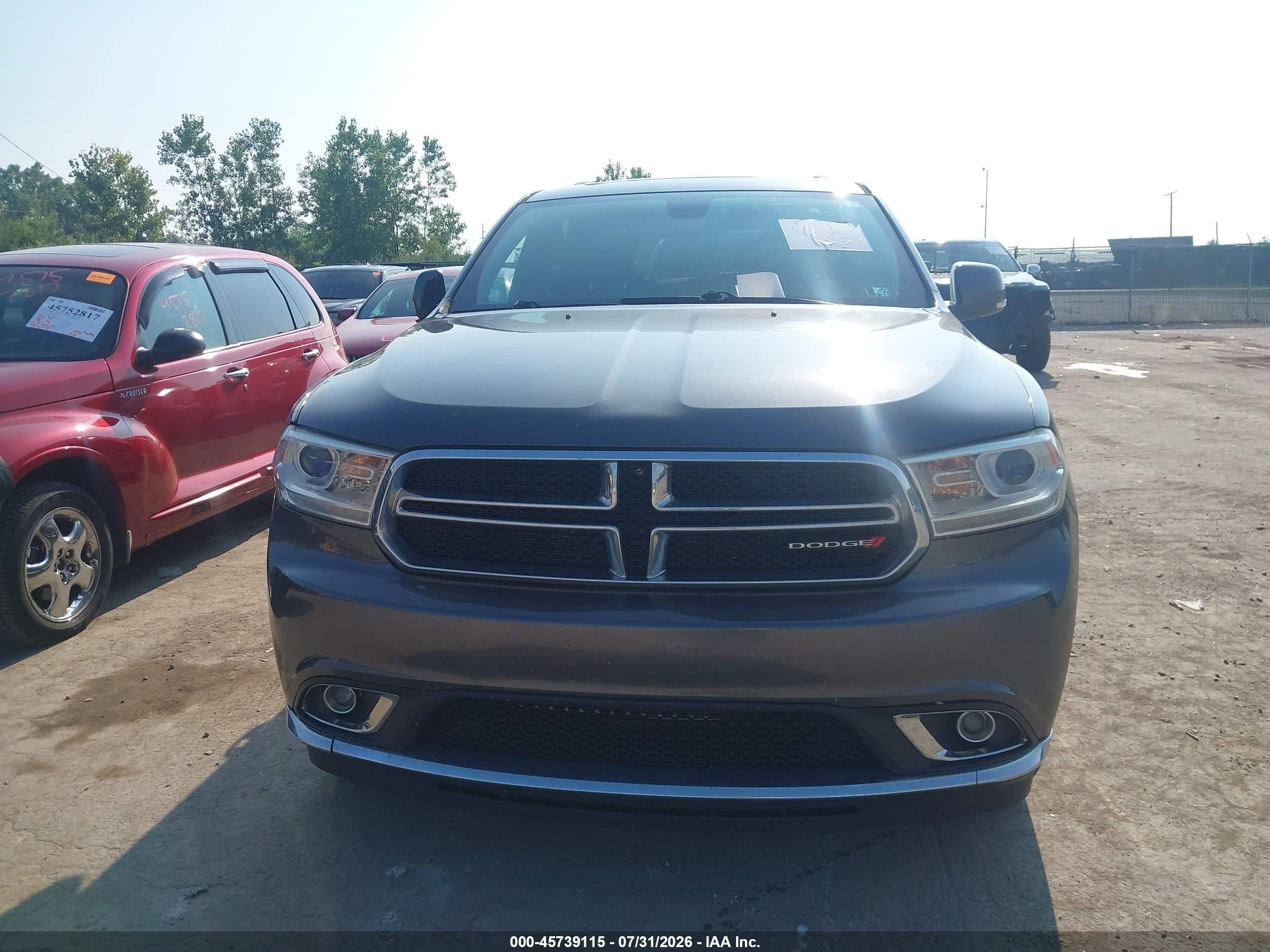 2015 Dodge Durango Limited Gray vin: 1C4RDJDG8FC194812