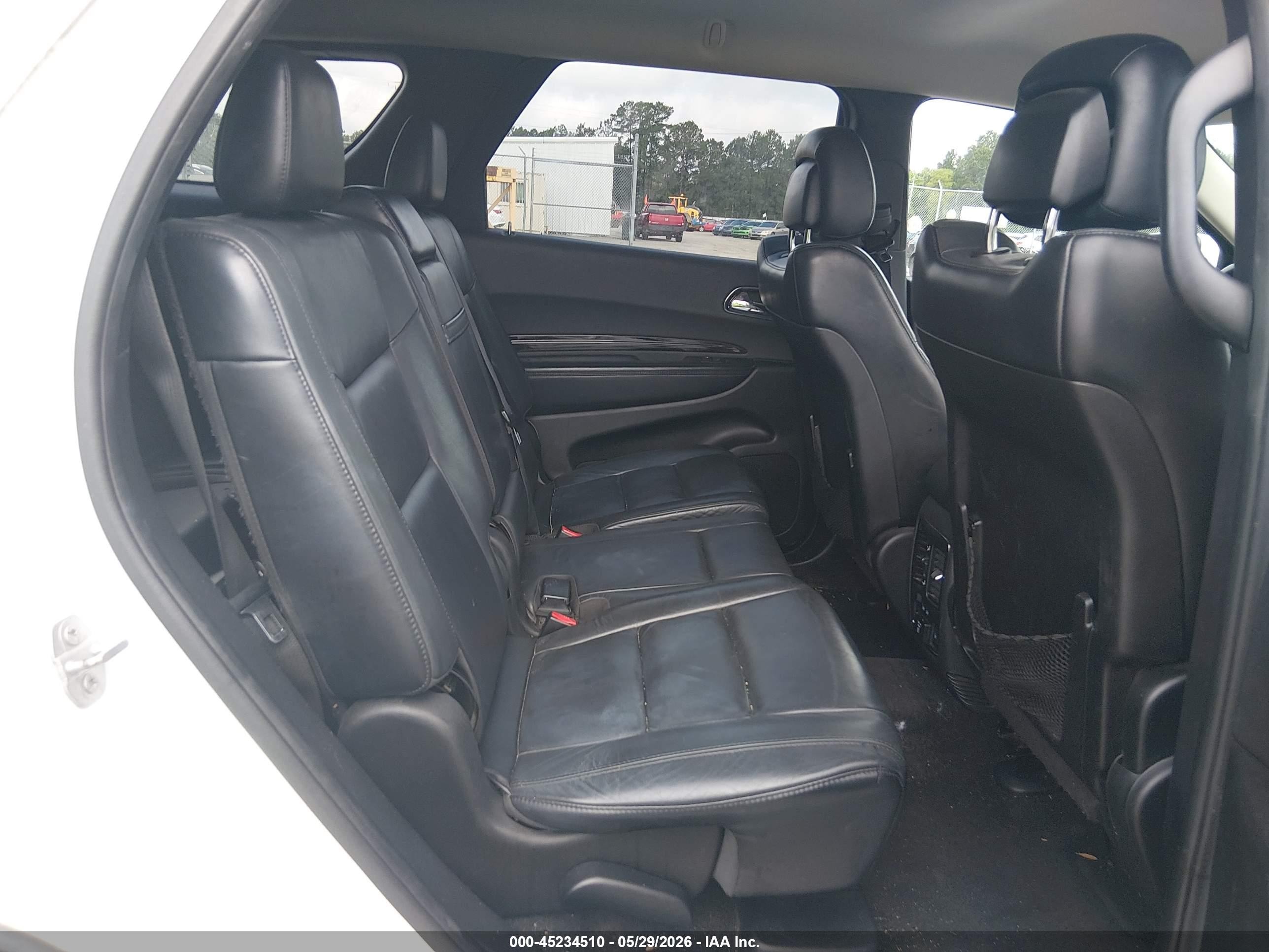 2015 Dodge Durango Limited White vin: 1C4RDJDG8FC722820
