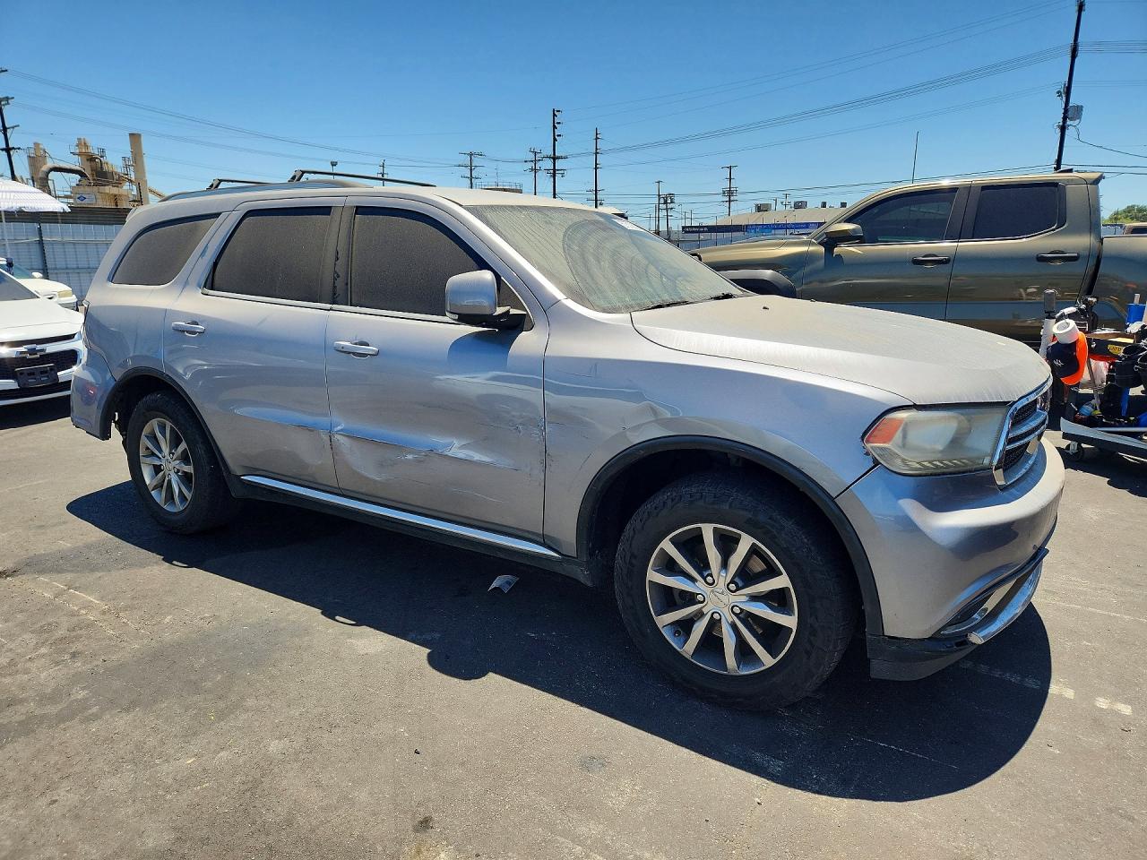 2015 Dodge Durango Limited Серебряный vin: 1C4RDJDG8FC740508