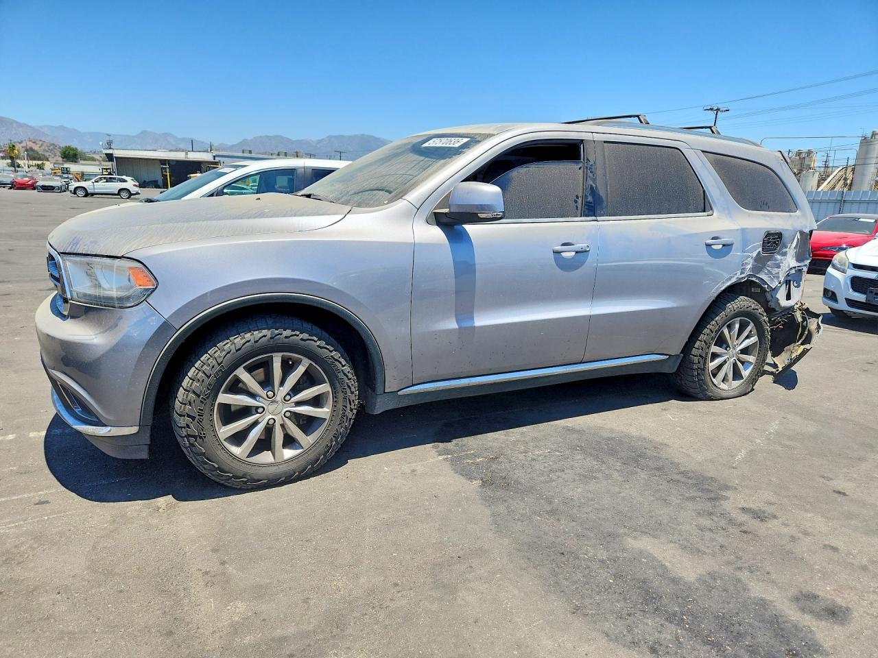 2015 Dodge Durango Limited Silver vin: 1C4RDJDG8FC740508